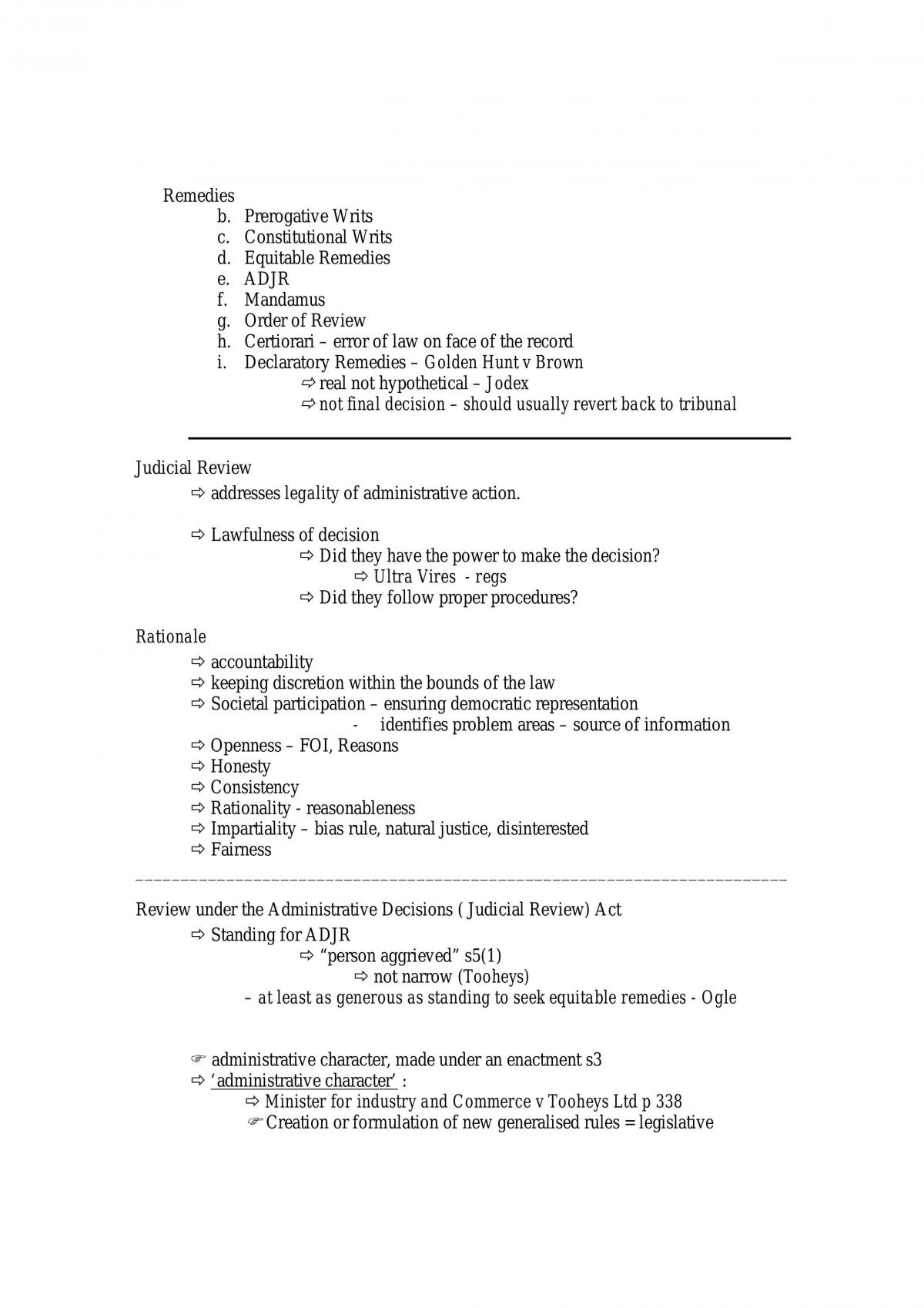 Admin Law Full Course Notes - Page 12