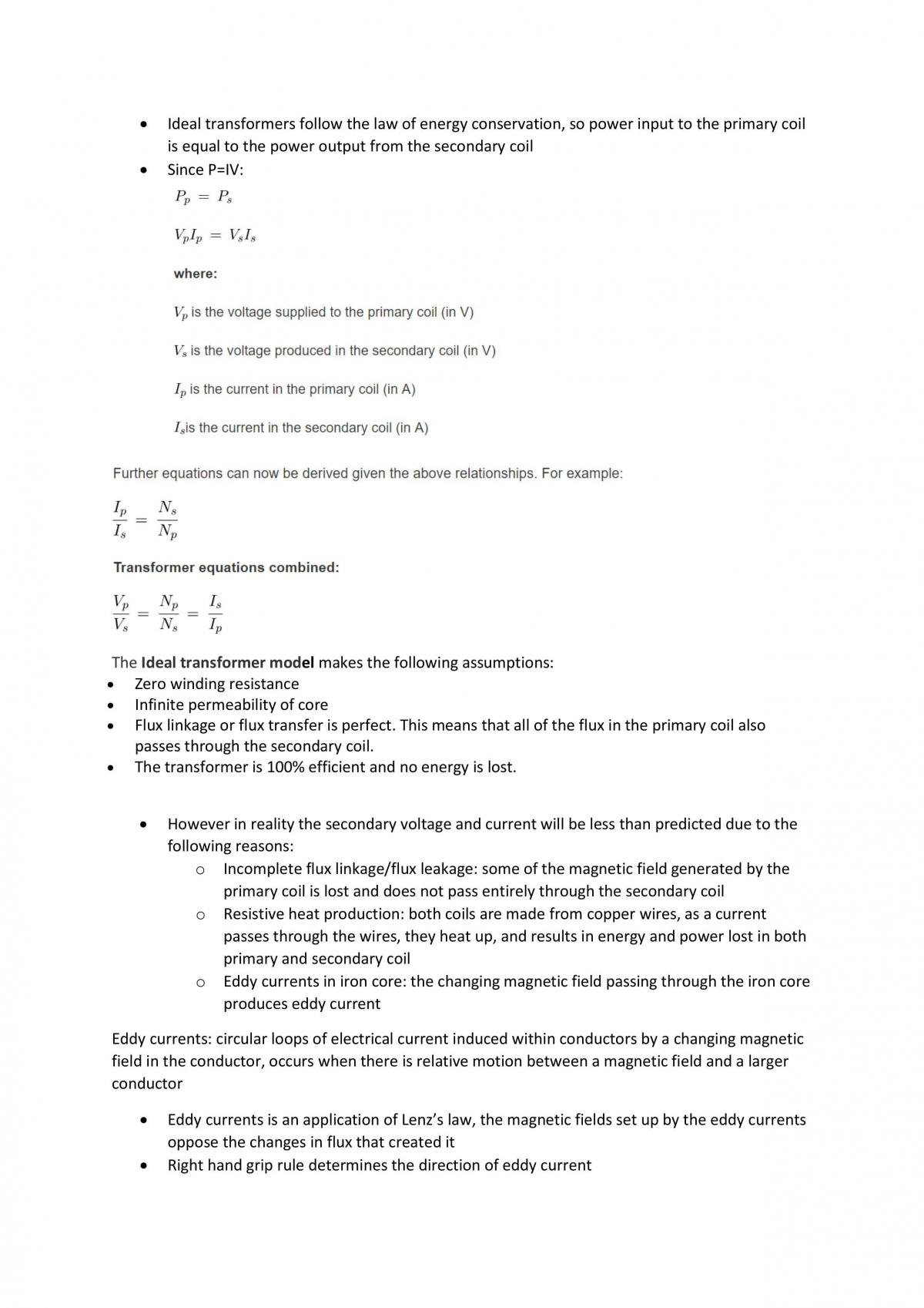 Module 6 Electromagnetism notes - Page 17