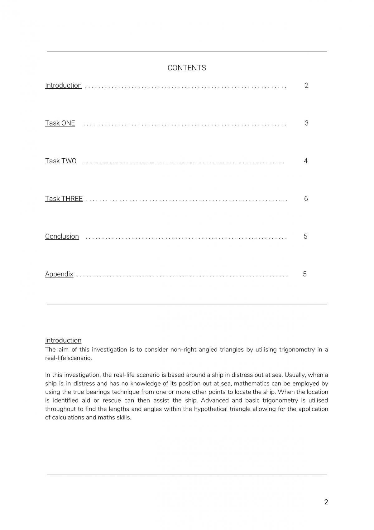Trigonometry Investigation - Ship in Distress - Page 2