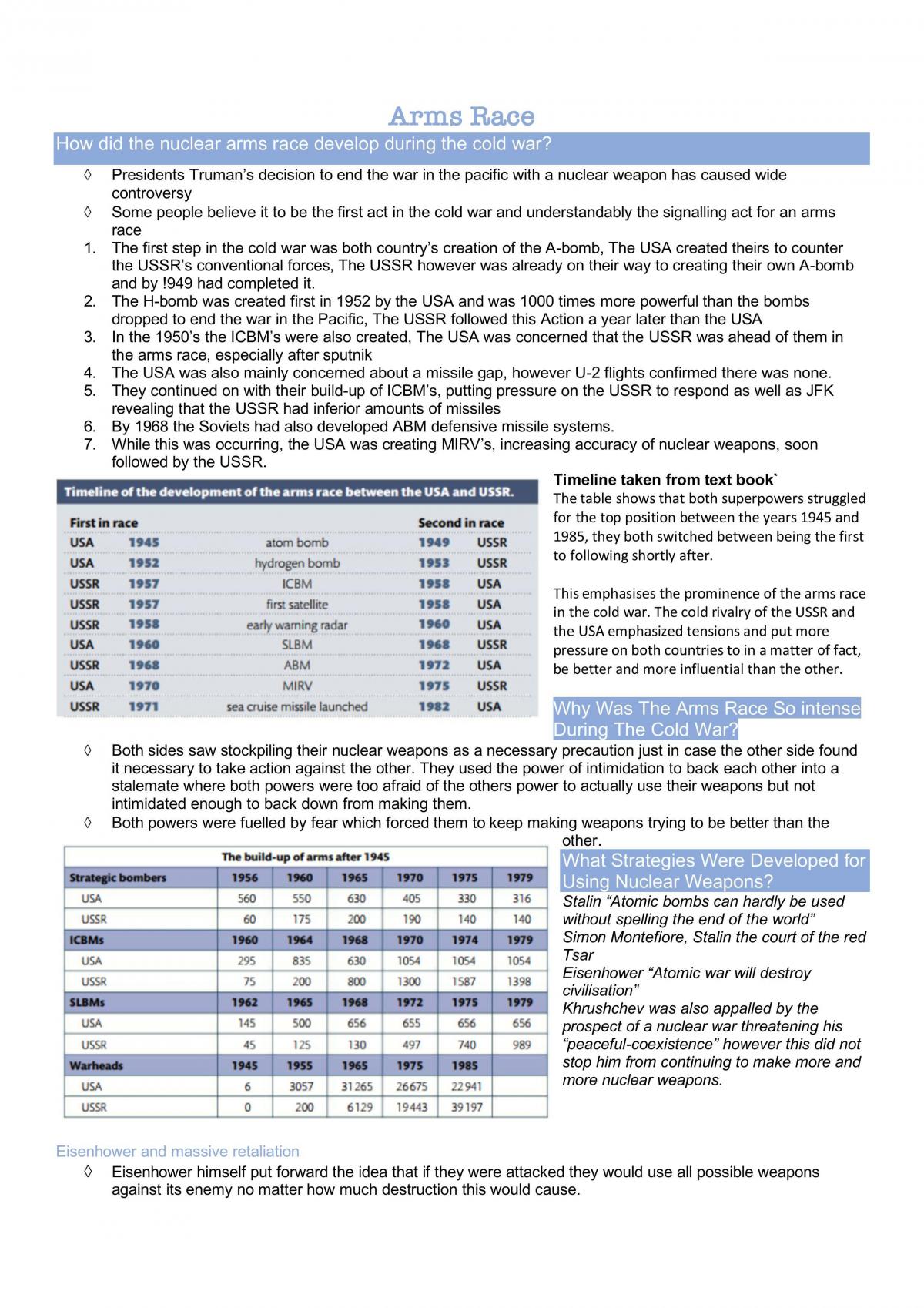 Cold War Tensions Notes - Page 2
