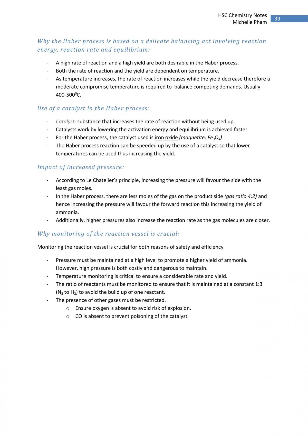 HSC CHEMISTRY NOTES - Page 39
