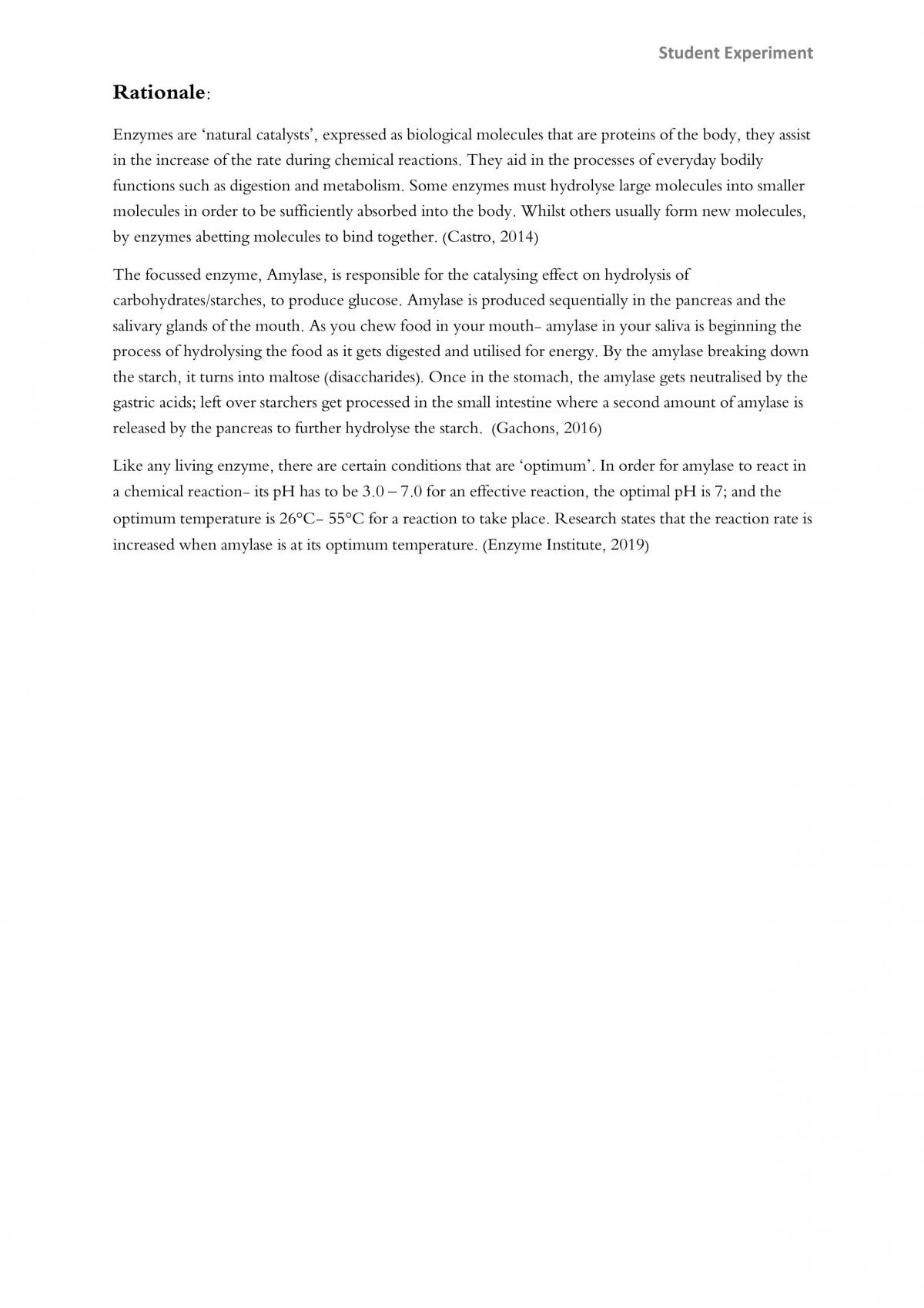 The Effect of pH on Enzyme Activity  - Page 2