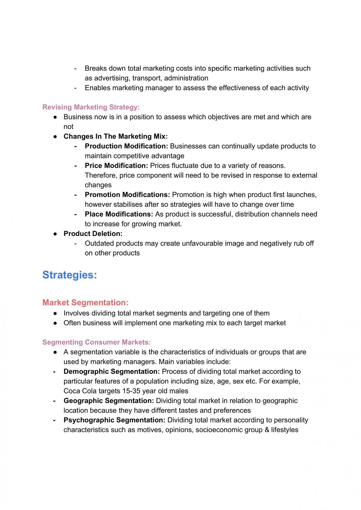 Complete Marketing Study Notes - Page 11