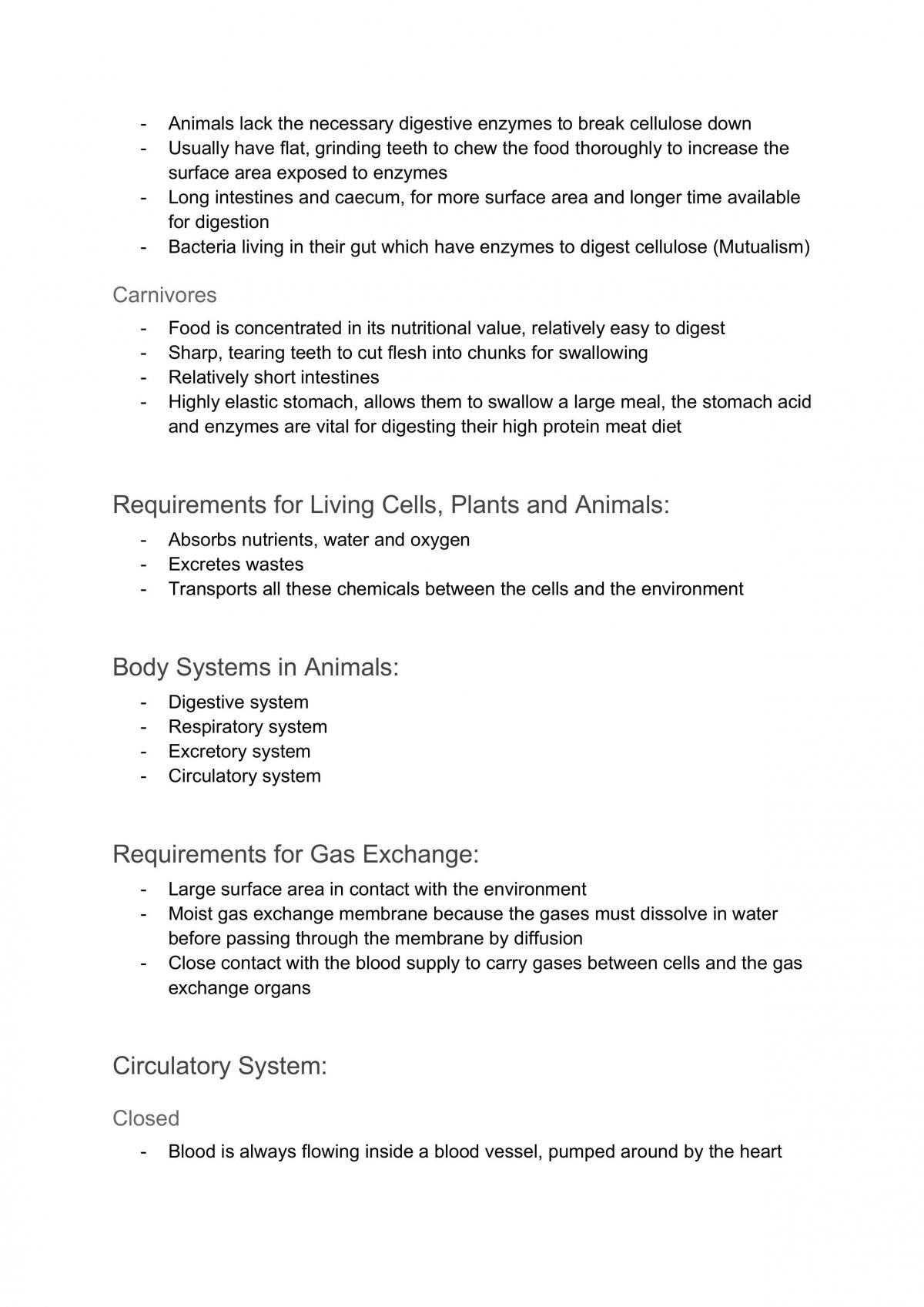 Year 11 Notes for Preliminary Biology  - Page 10