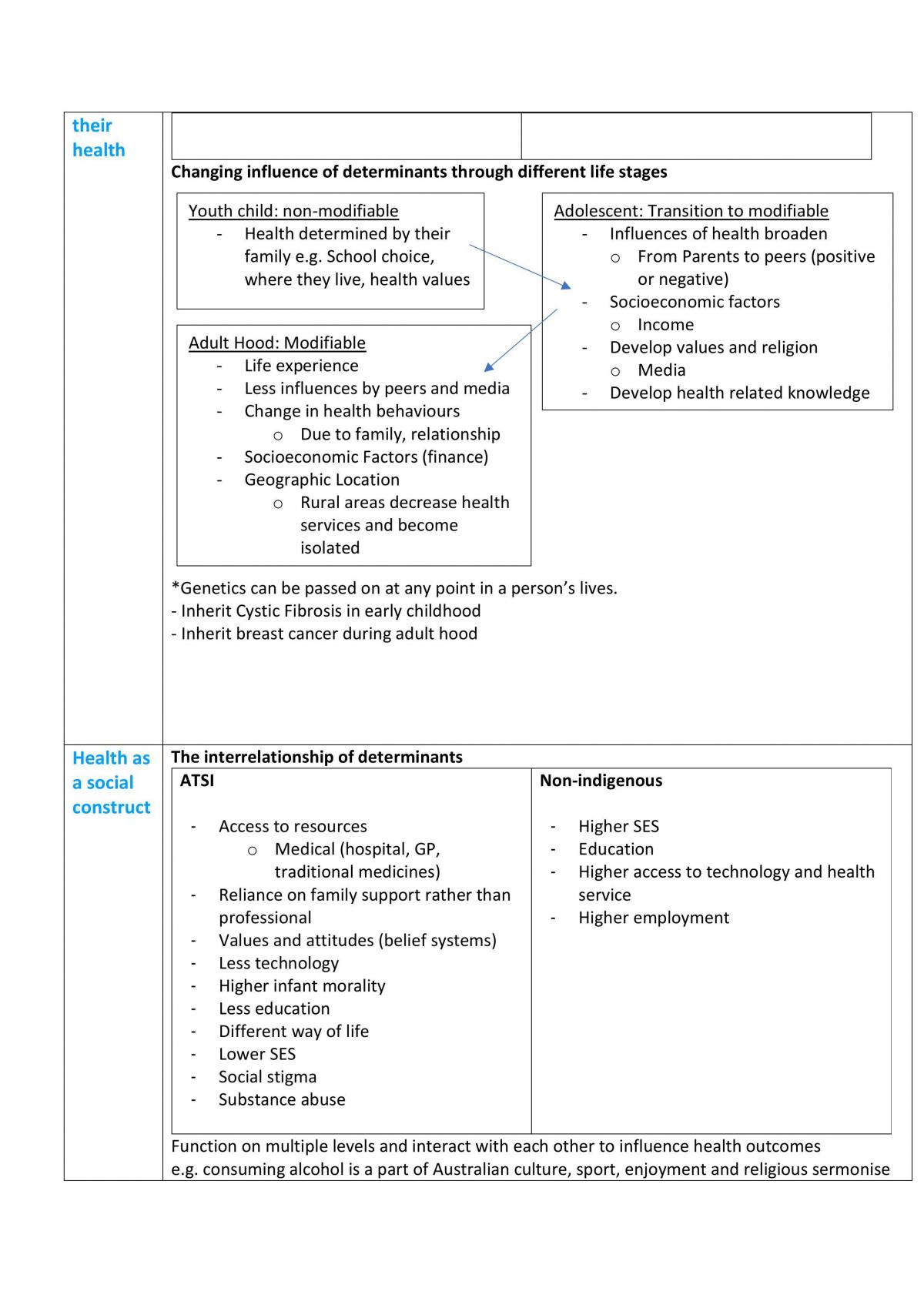 PDHPE Notes - Portion of Core 2 Missing - Page 38
