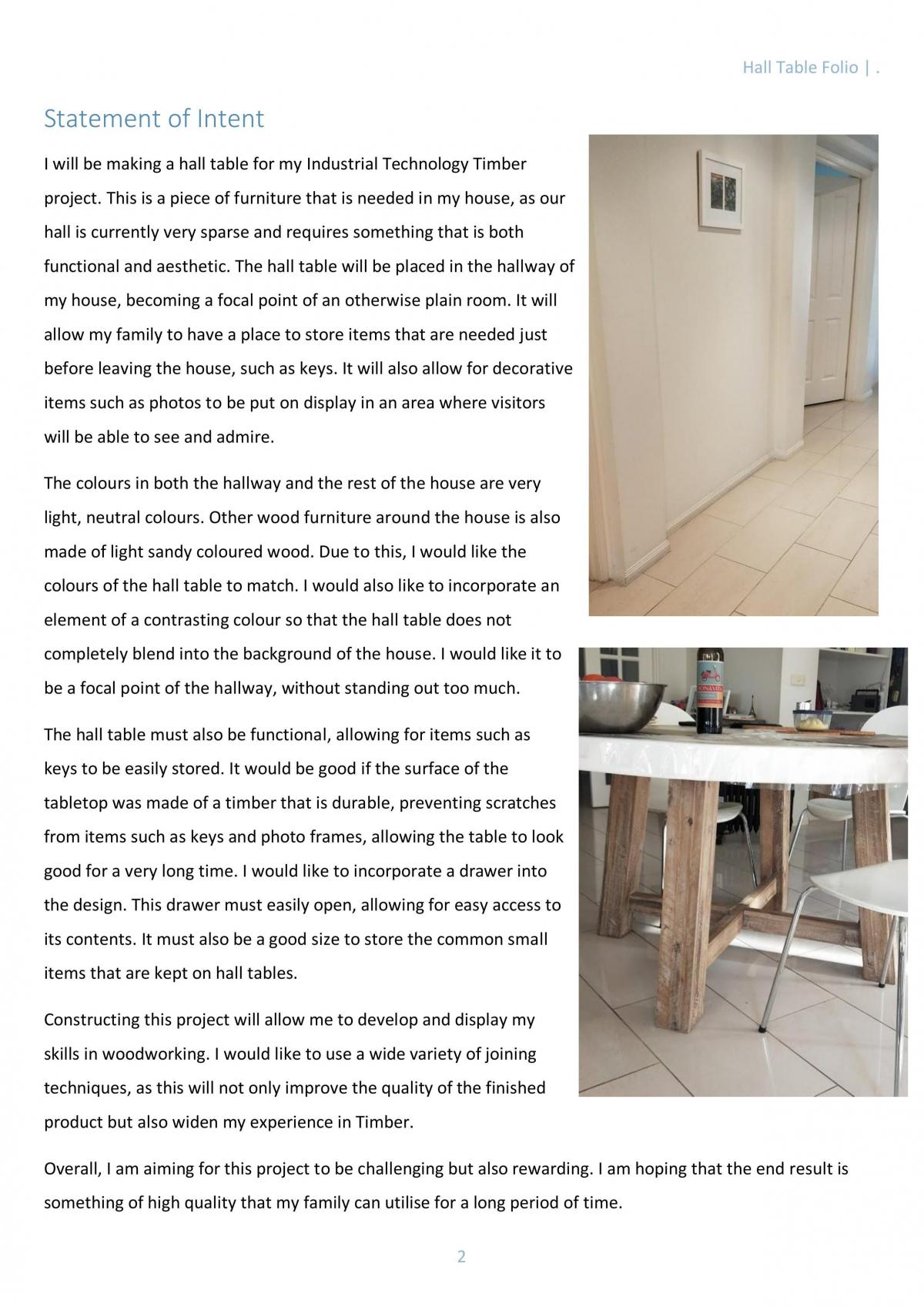 Hall Table Portfolio - Page 3