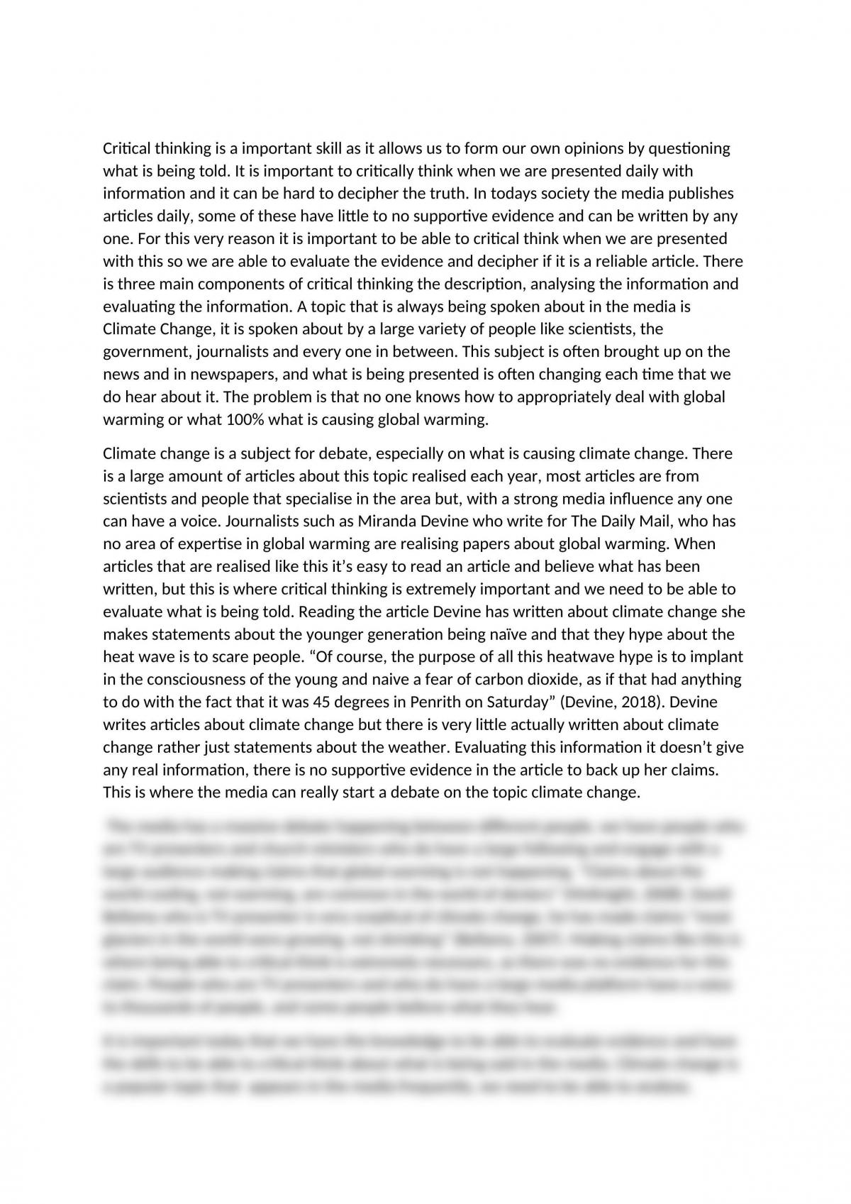 Essay on Climate Change - Page 2