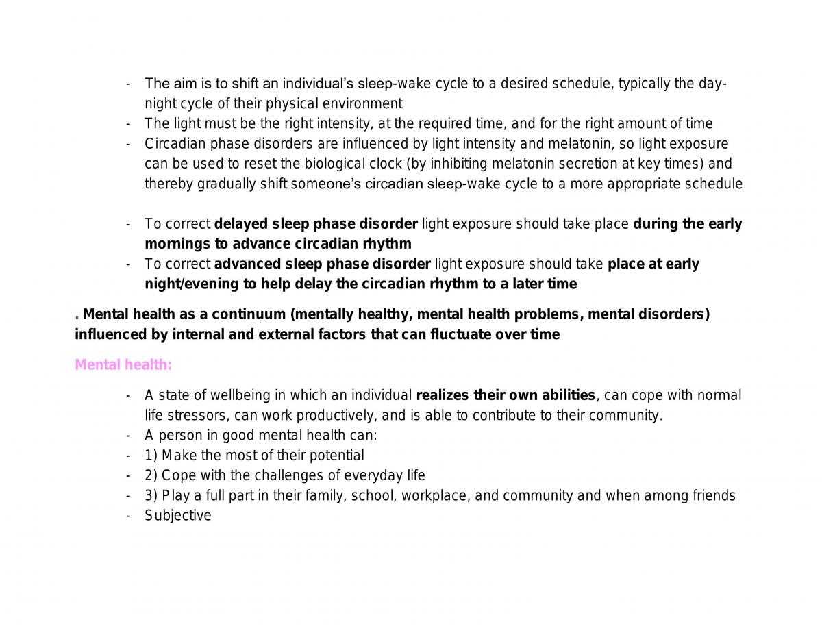Psychology Unit 4 Notes - Page 46