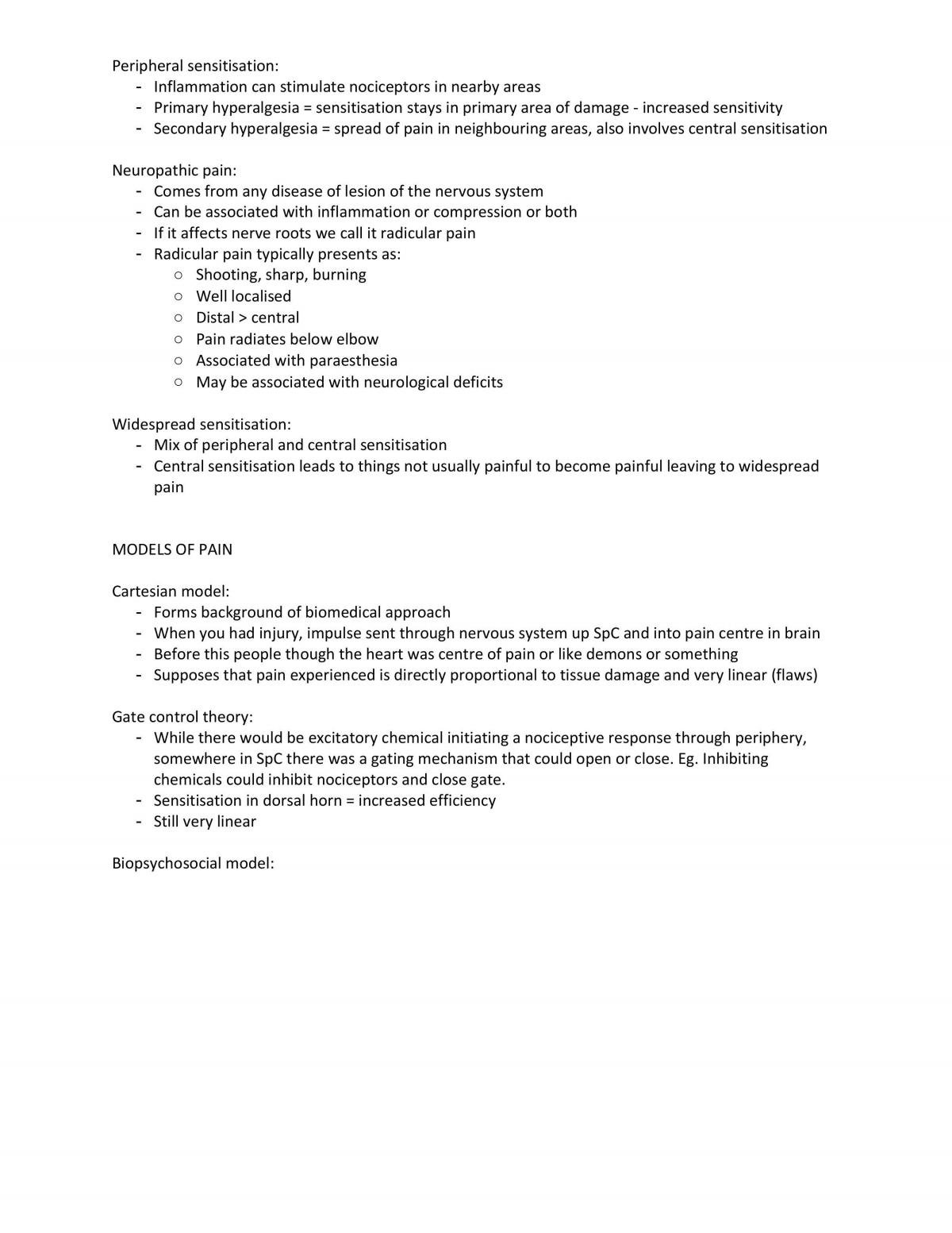 Notes for Foundations of Physiotherapy Practice B - Page 44