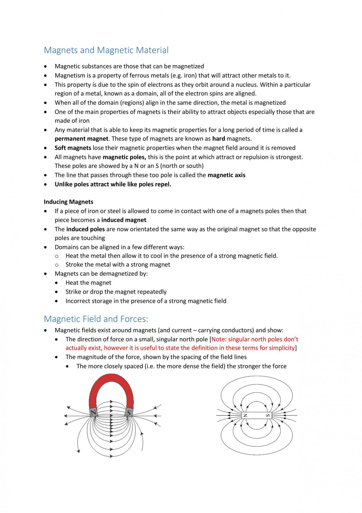 Electromagnetic Physics Final Notes - Page 2