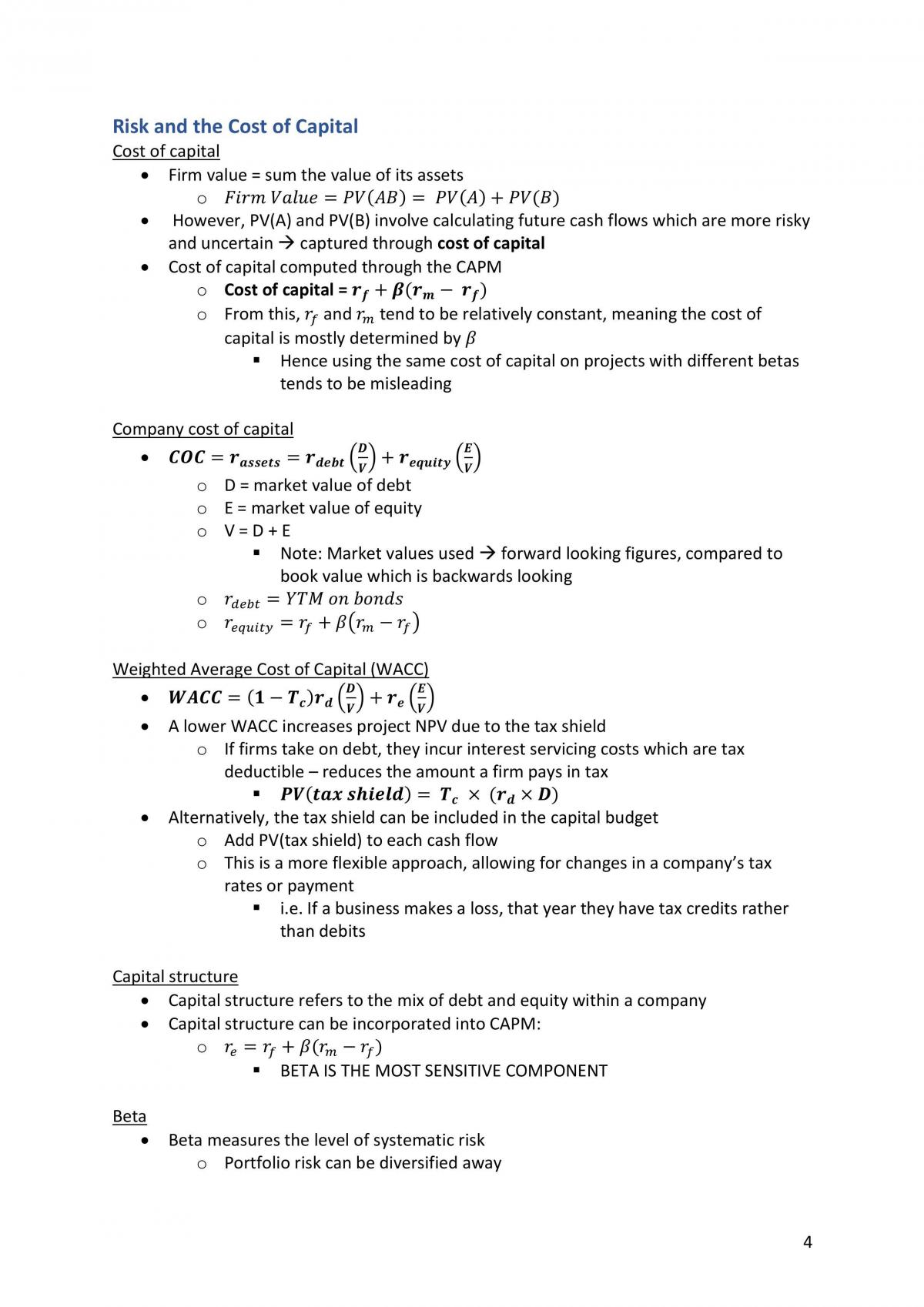 FINC2012 Complete Notes - Page 4