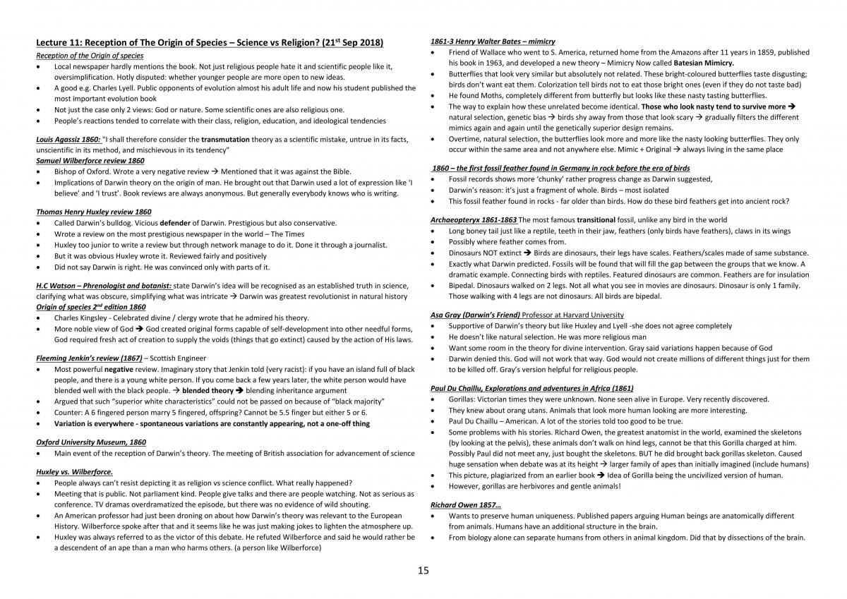 GET1020 - Darwin & Evolution - Page 1