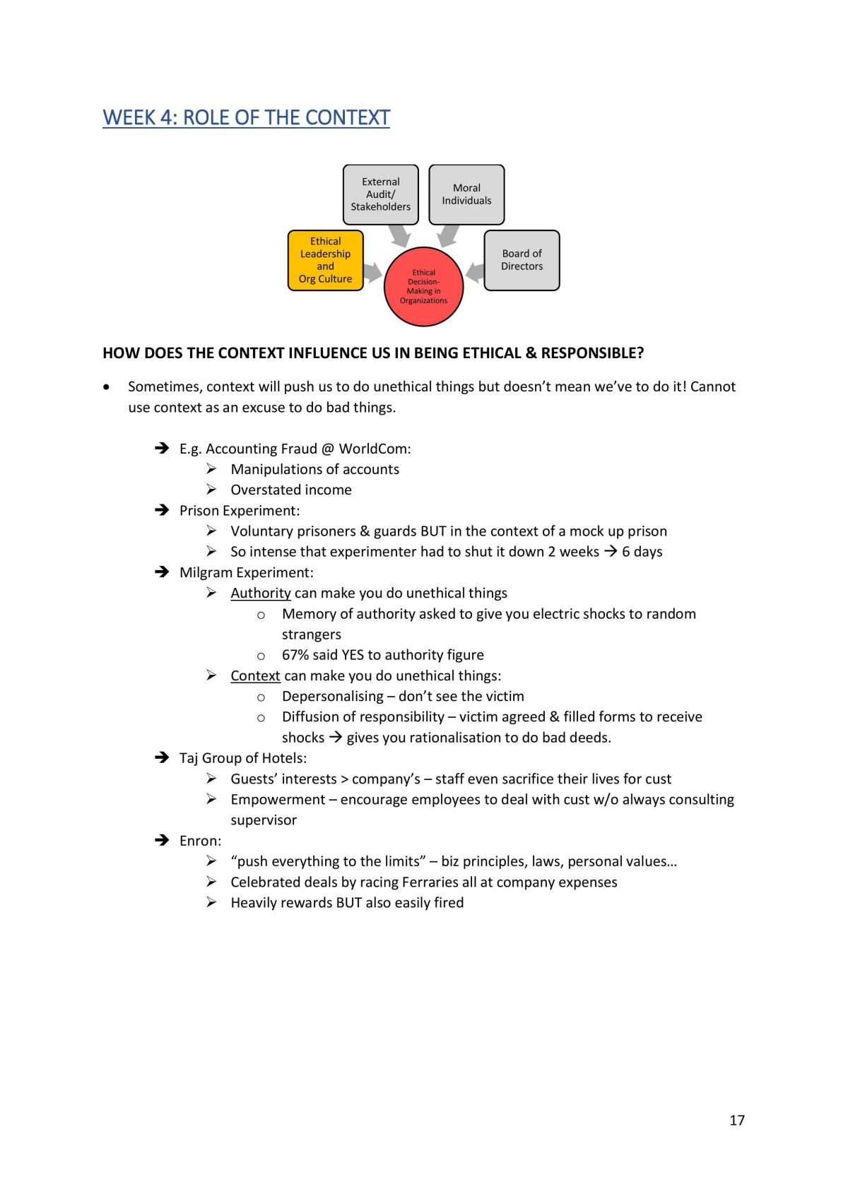Ethics and Corporate Responsibility Notes - Page 17