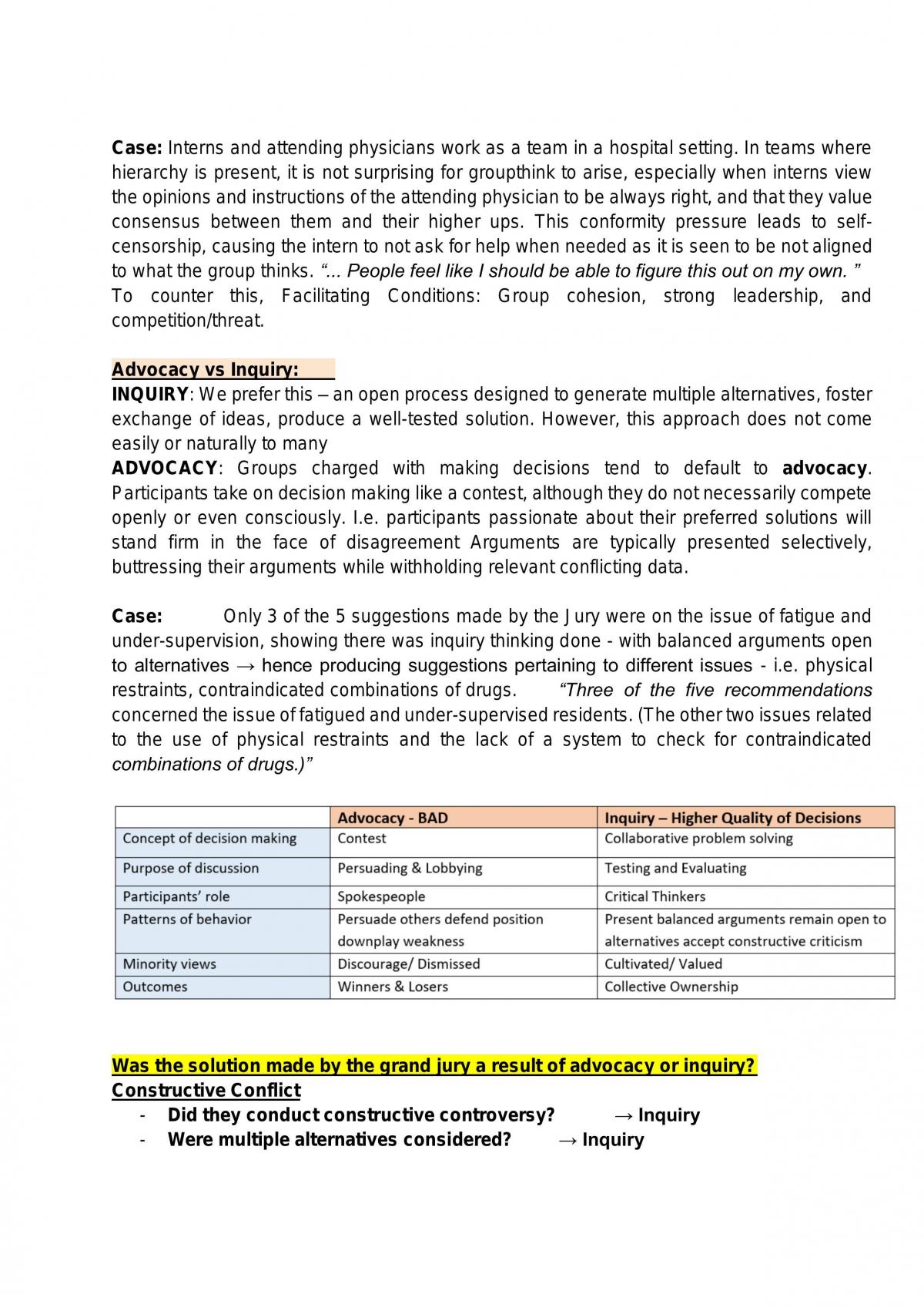 Leadership & Ethics Summary Notes Review for Final Examination - Page 14