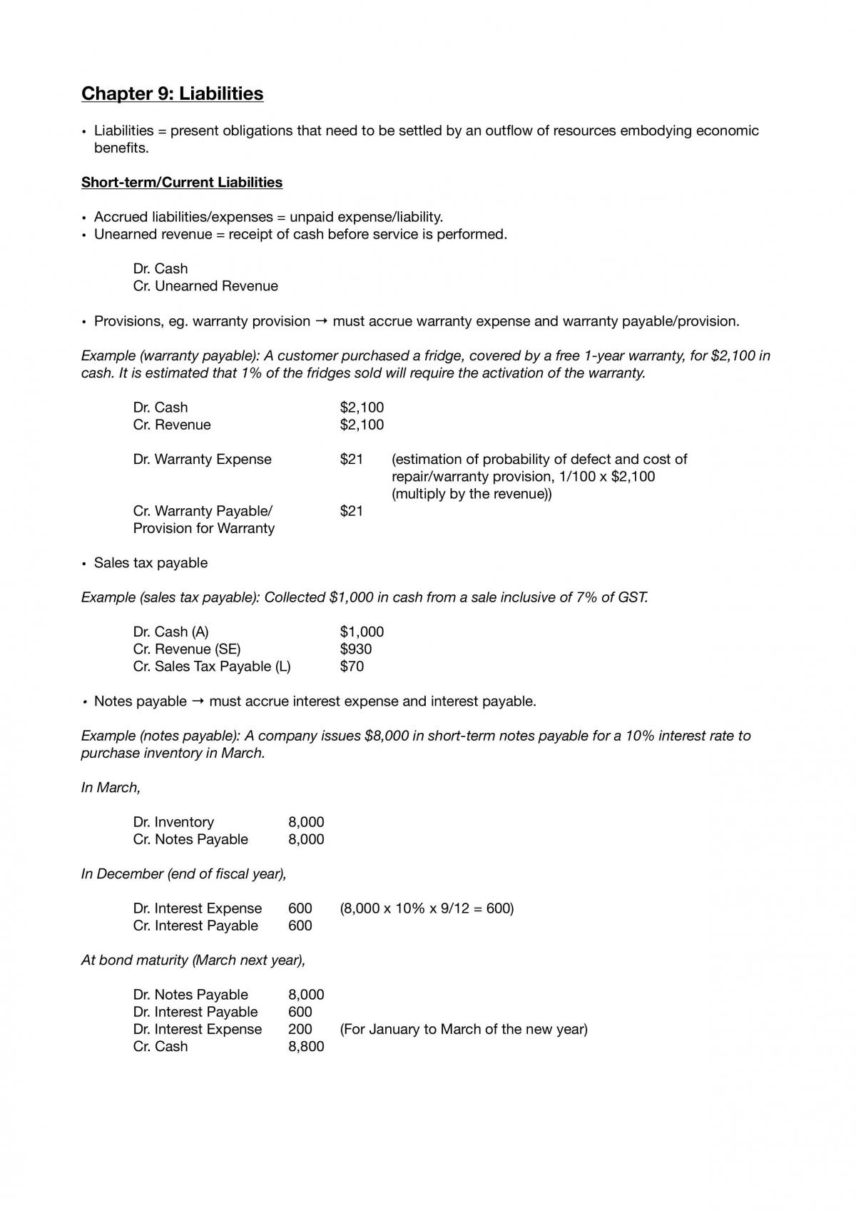 ACCT101 Notes - Page 16