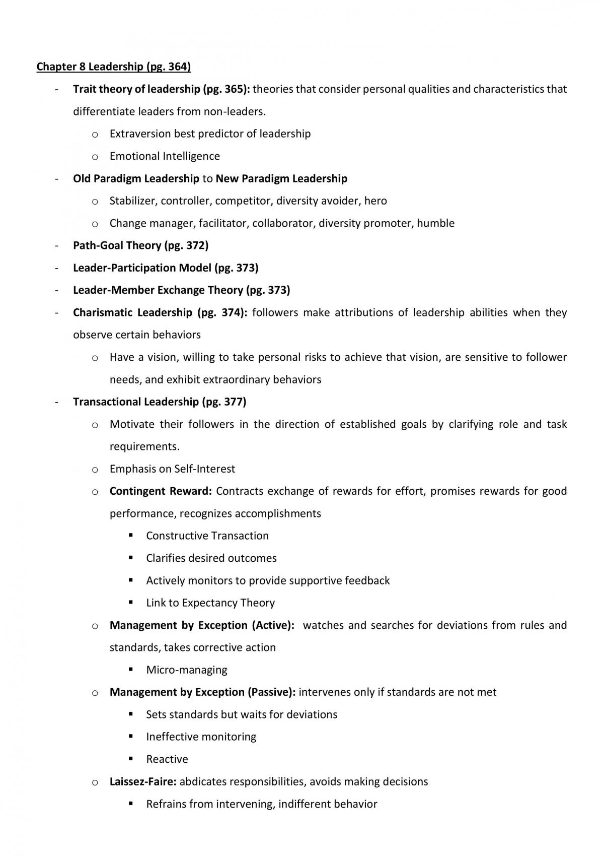 Organisational Behaviour Finals Notes - Page 11