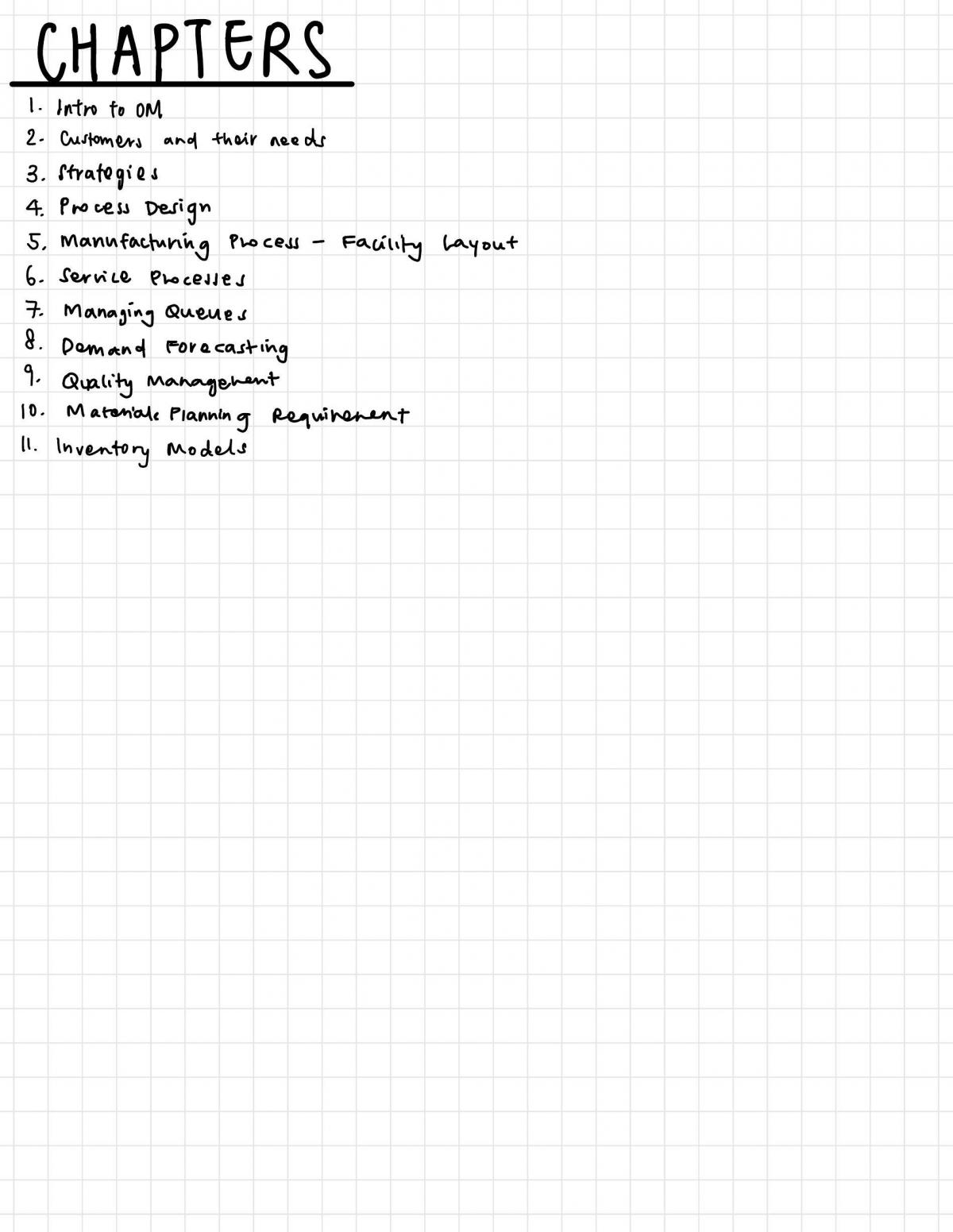 Operations Management Subject Notes - Page 2