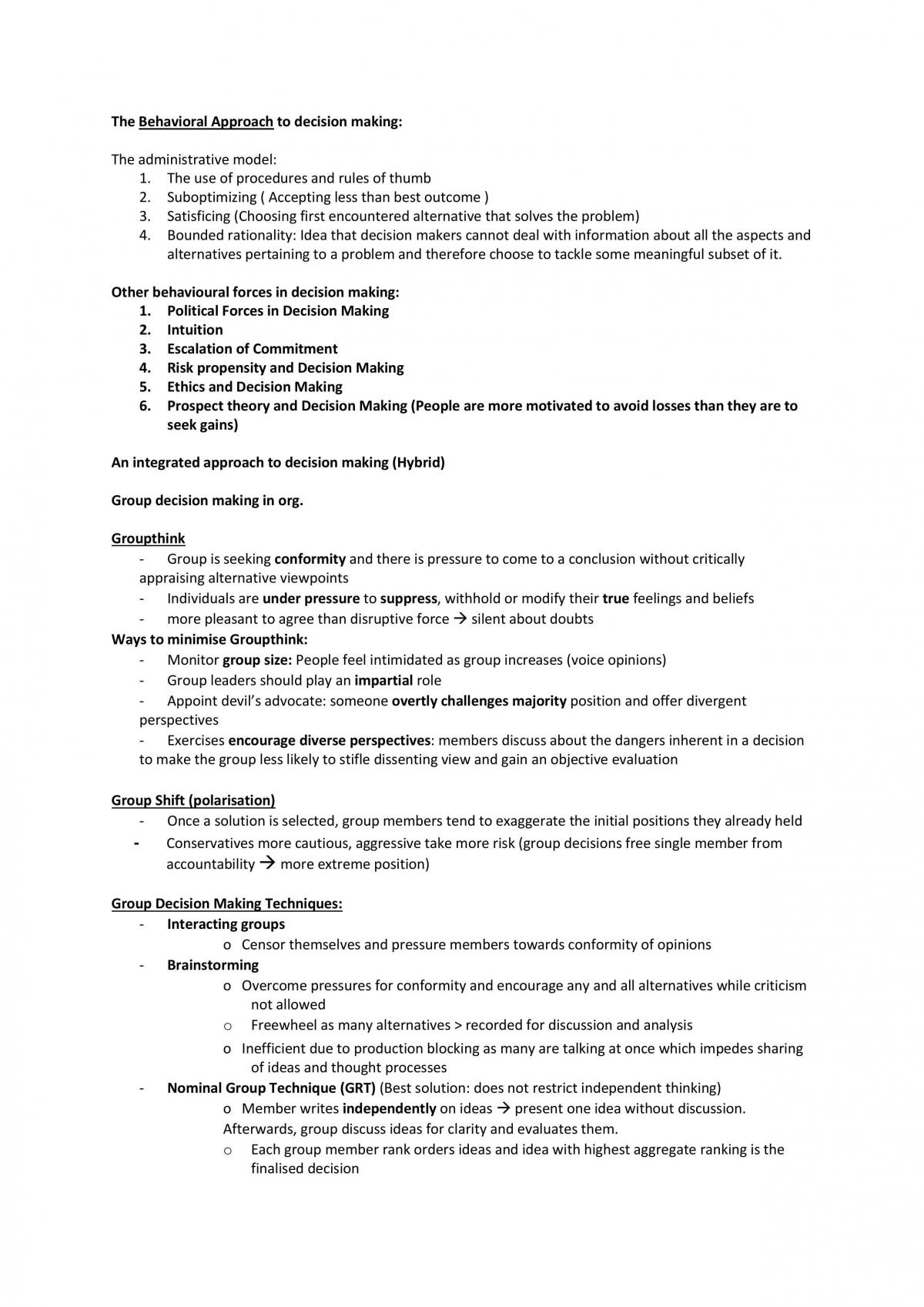MNO1706A Organisational Behaviour Notes - Page 24
