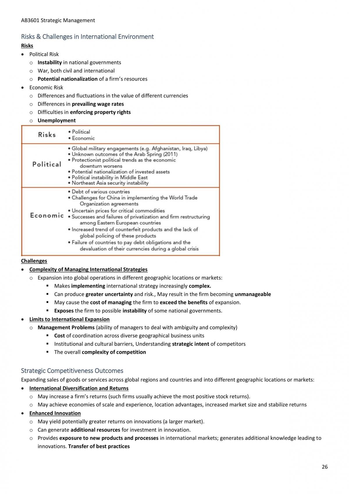 AB3601 Strategic Management Notes - Page 26