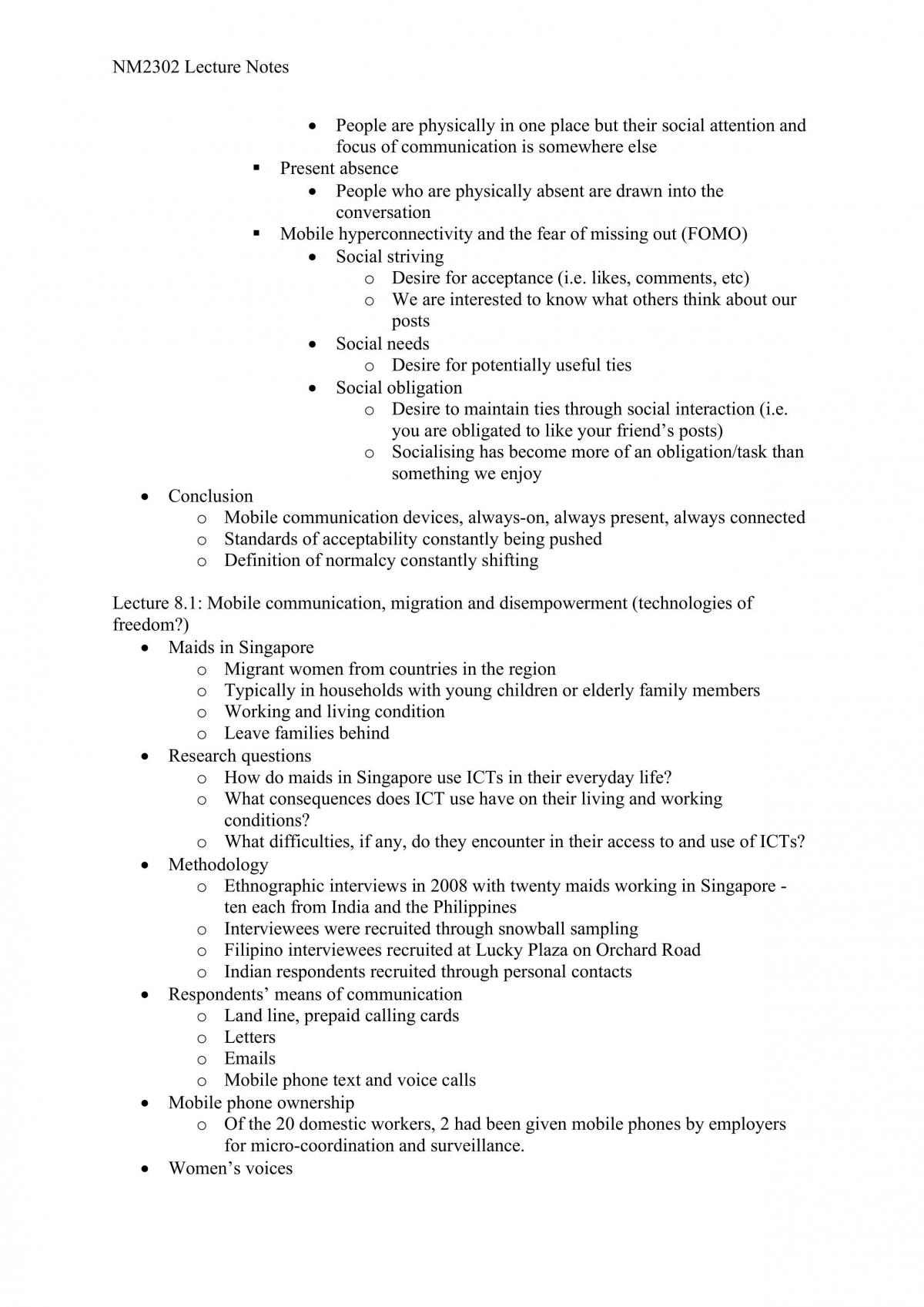 NM2302 Mobility and New Media Finals Notes - Page 13