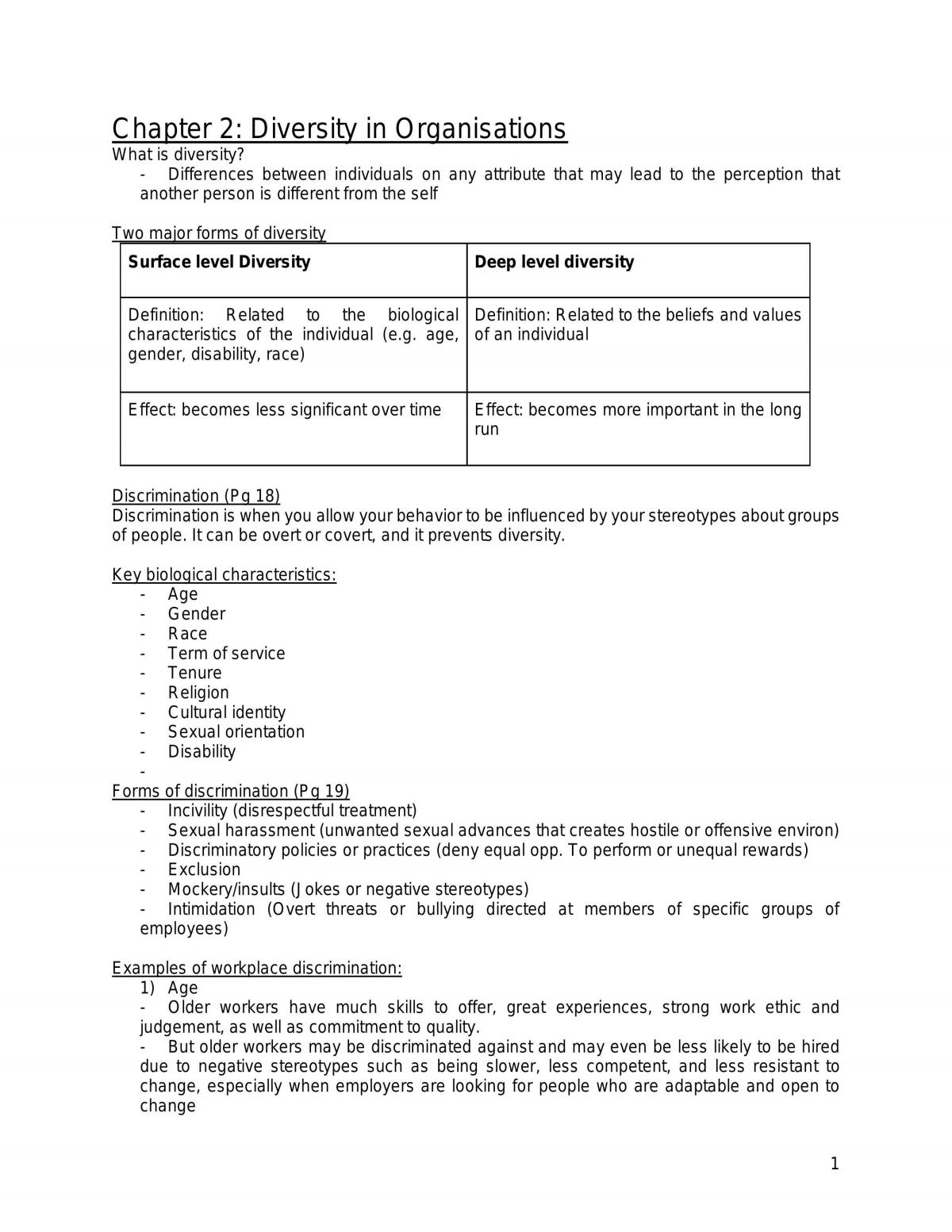 Full study revision notes for Organisational Behavior - Page 2