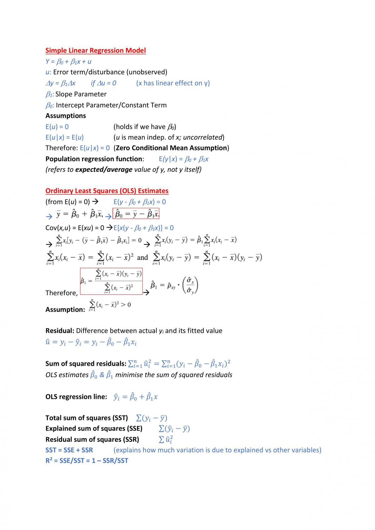 BSE3703 - Econometrics for Business I - Page 2