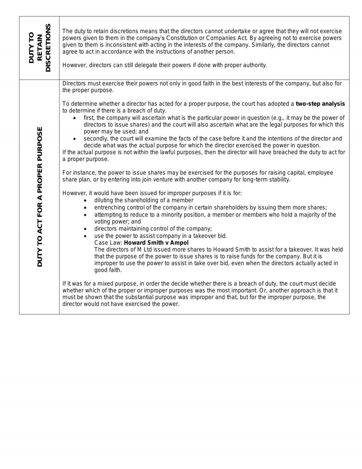 AC2302 Company Law and Corporate Governance Notes - Page 58