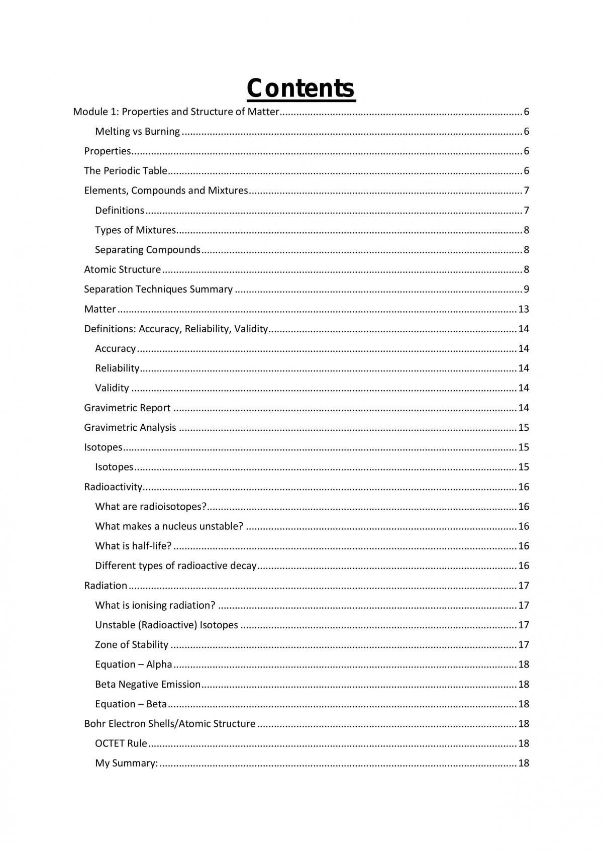 Prelim Complete Chemistry Study Notes - Page 2