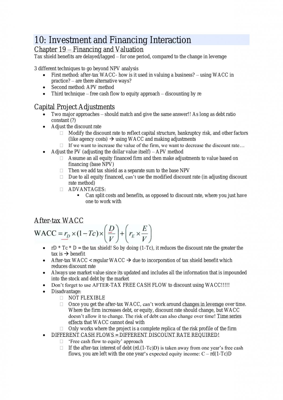 FINC2012 Finals Study Notes - Page 37