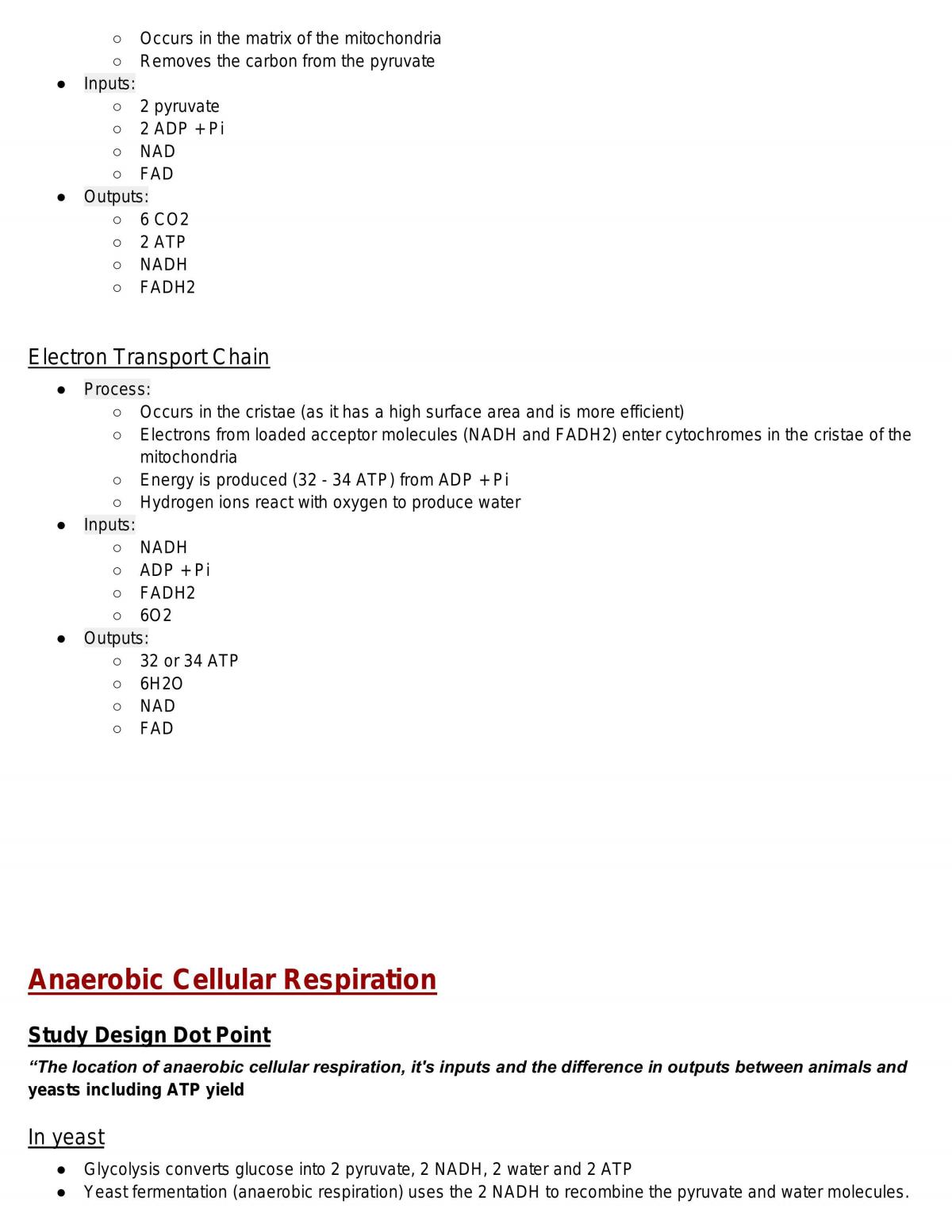 Biology Notes Complete Unit 3 - Page 18