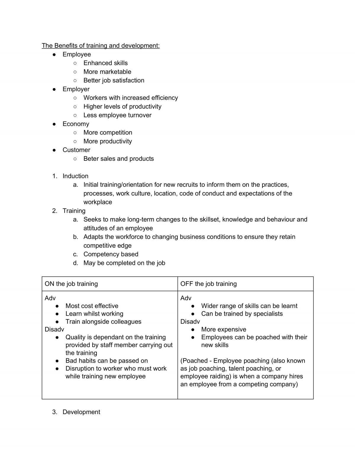 Business Studies Human Resources Notes - Page 15