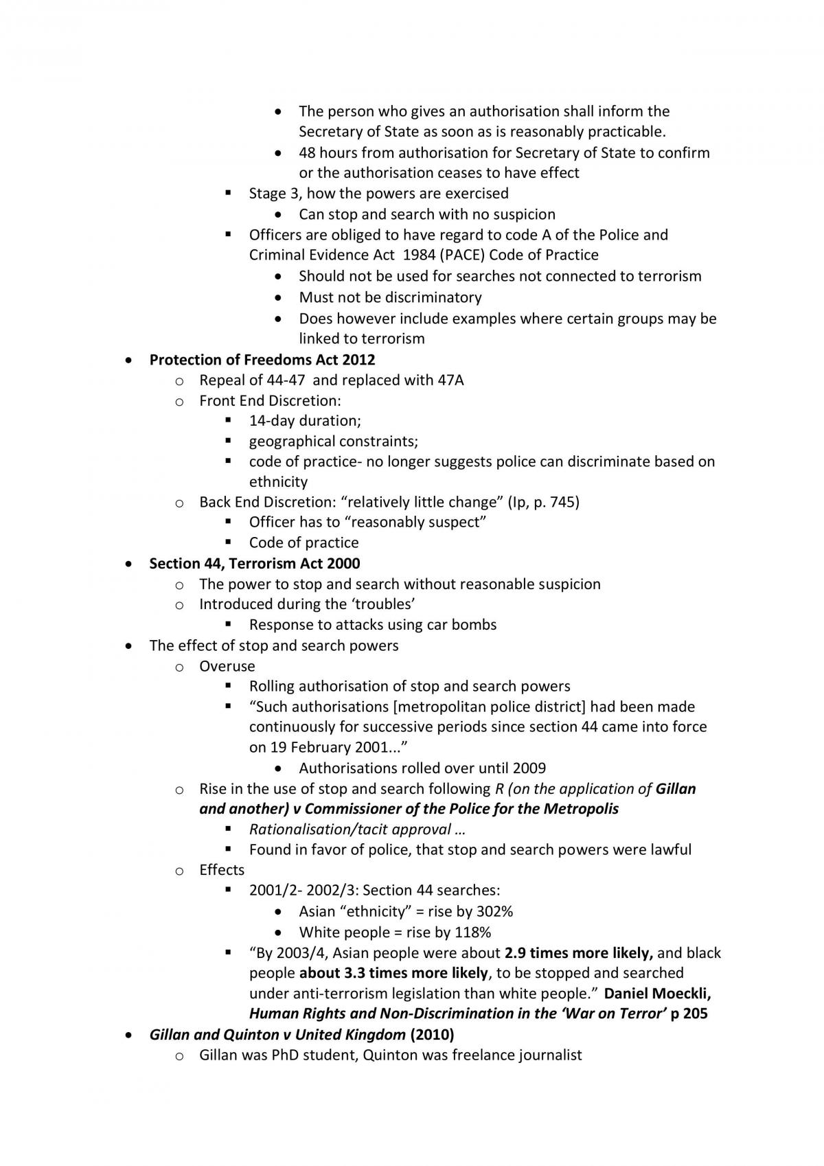 Security, Conflict and the Law full notes - Page 19