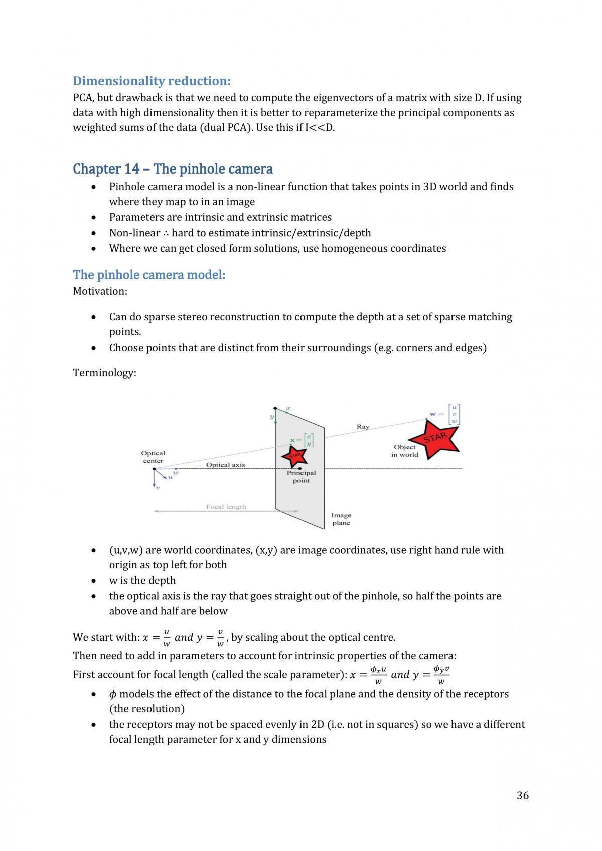 Machine Vision notes - Page 36