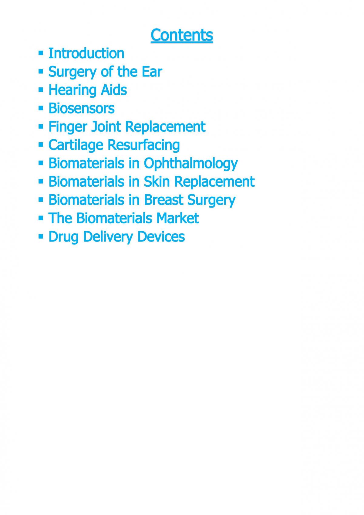Biomaterial Applications Notes - Page 2