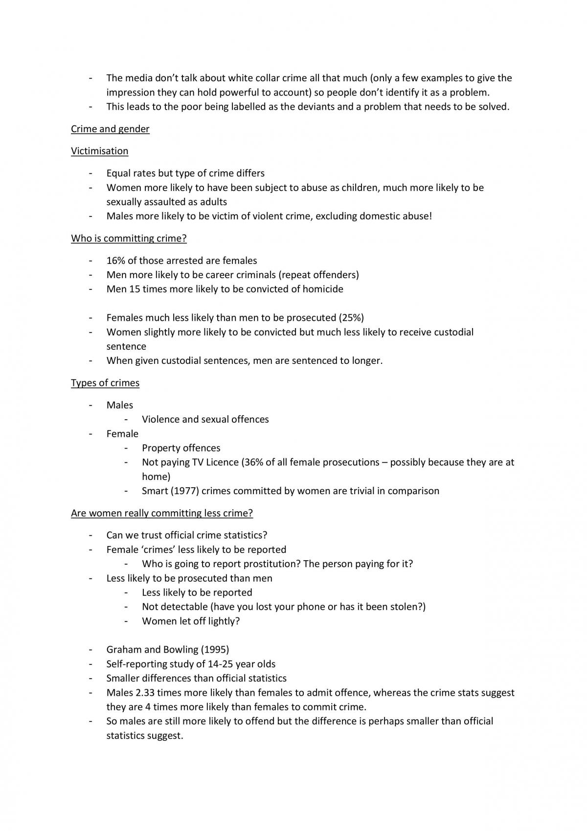 Introduction to Criminology Full Notes - Page 34