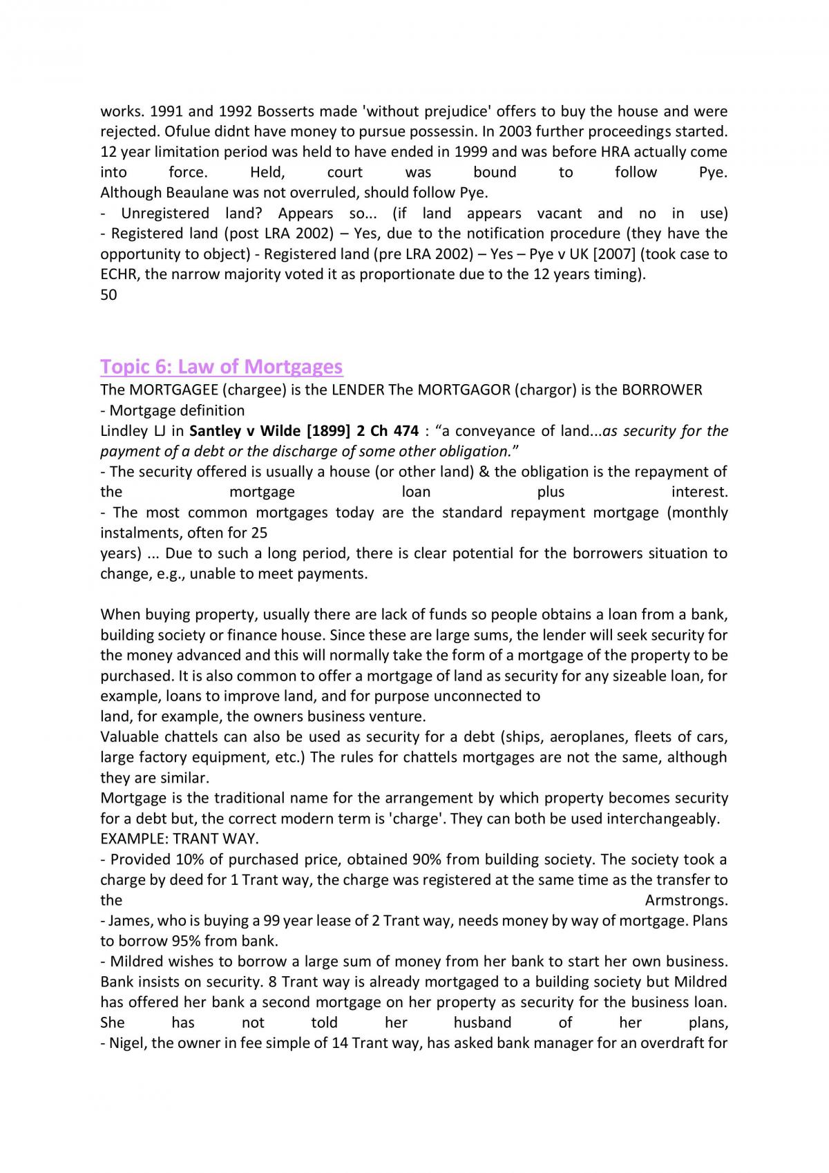 Land Law Notes - Page 33