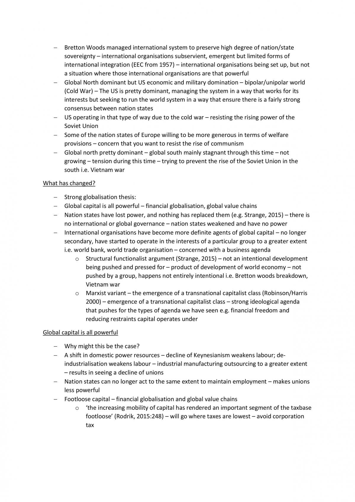 Globalisation, Inequalities and Power full notes - Page 41
