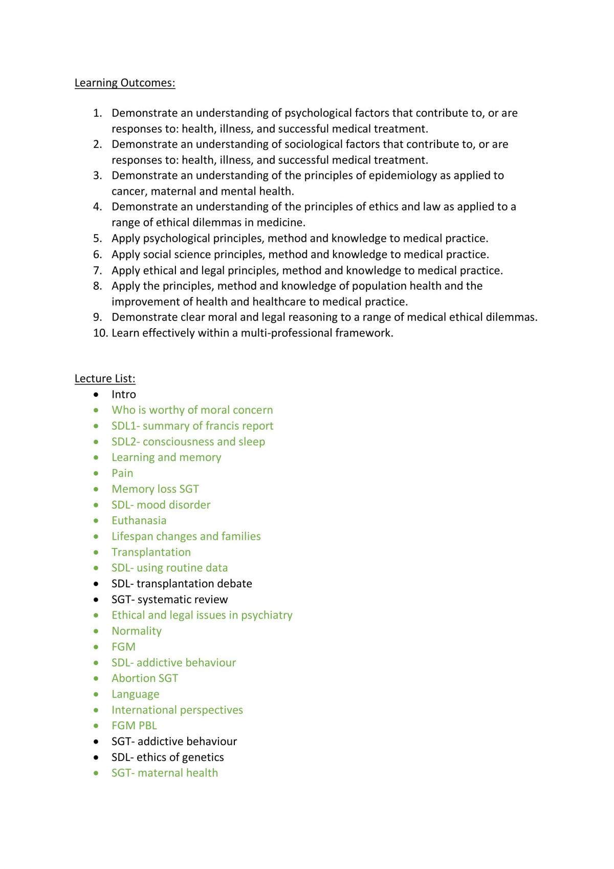 Decision Making Revision Notes - Page 2