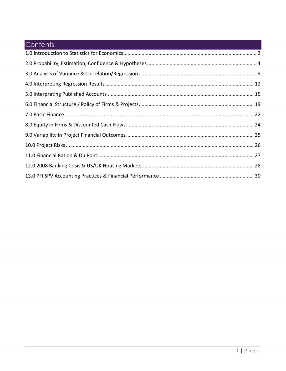 Economics II Complete Study Notes - Page 2
