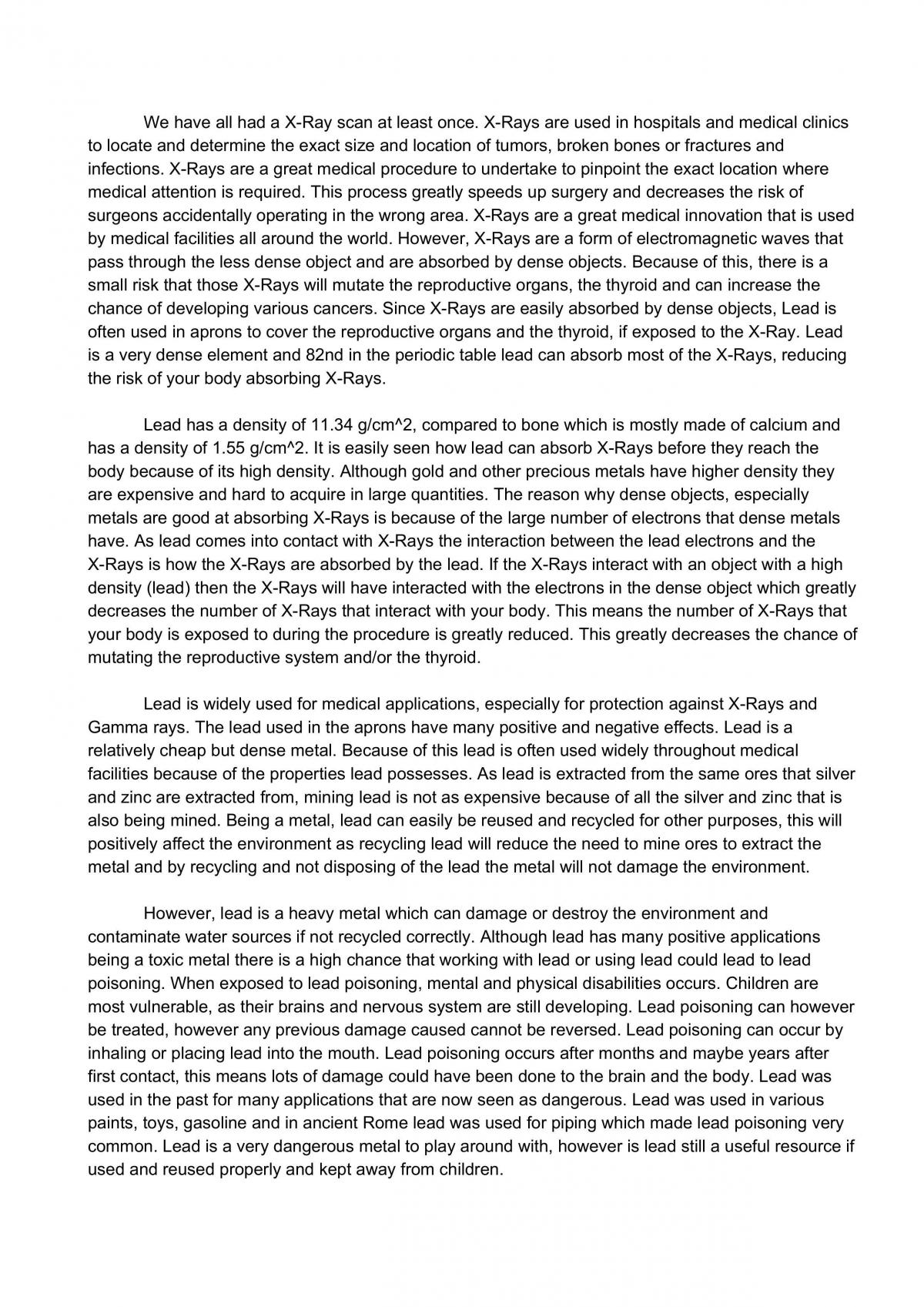 Lead Protection in X-Rays - Page 2