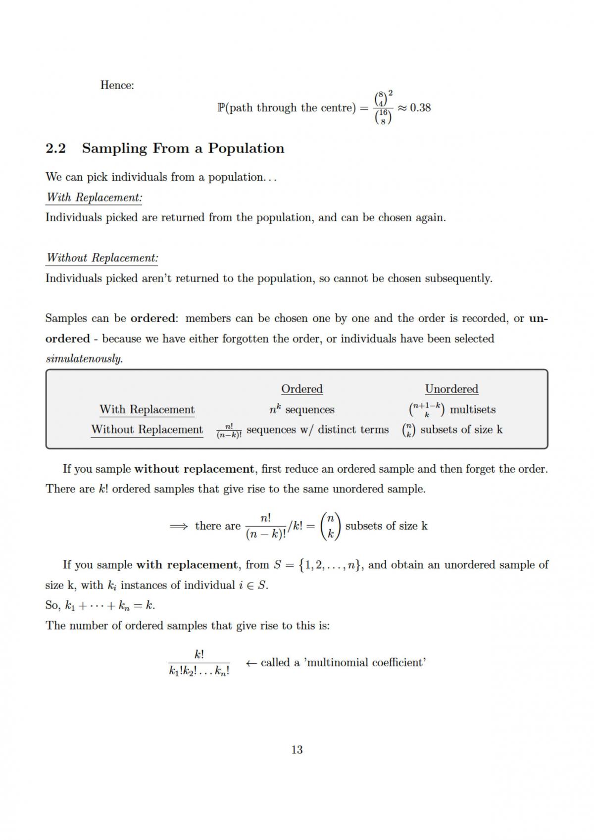 Probability A Notes - Page 13