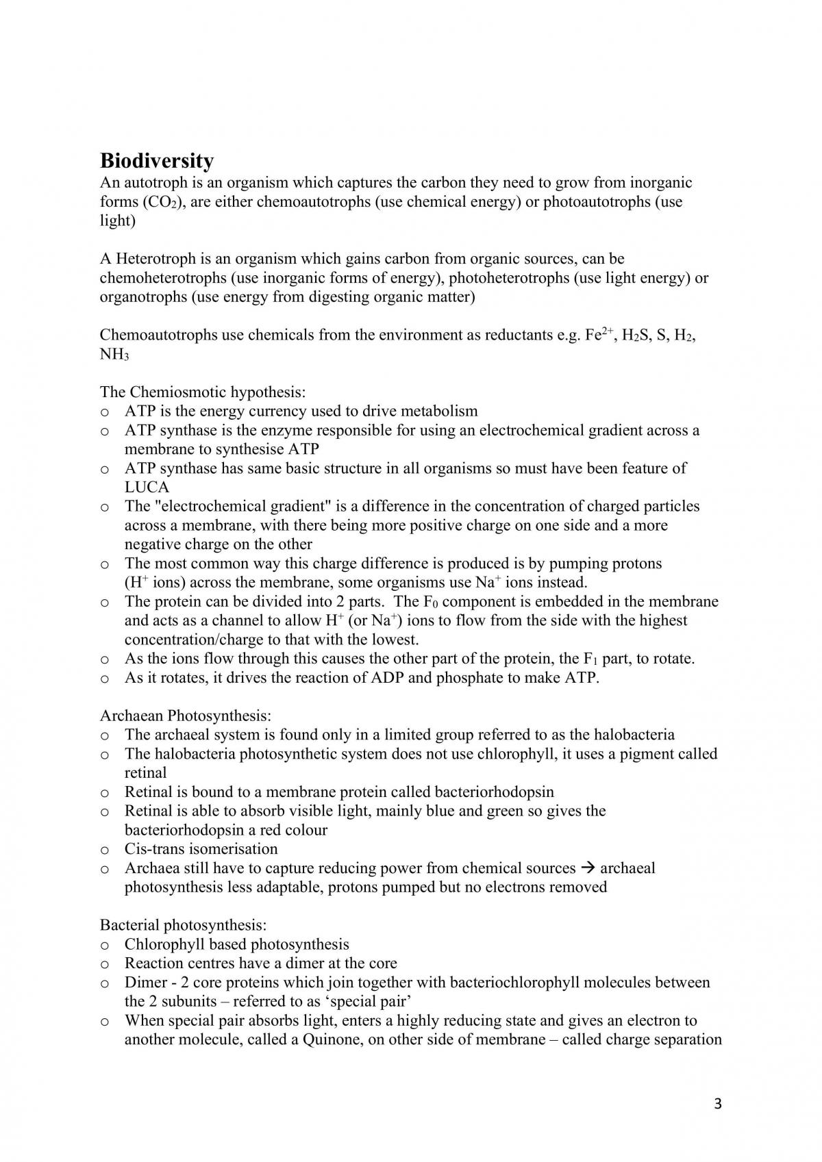 Biodiversity notes  - Page 3
