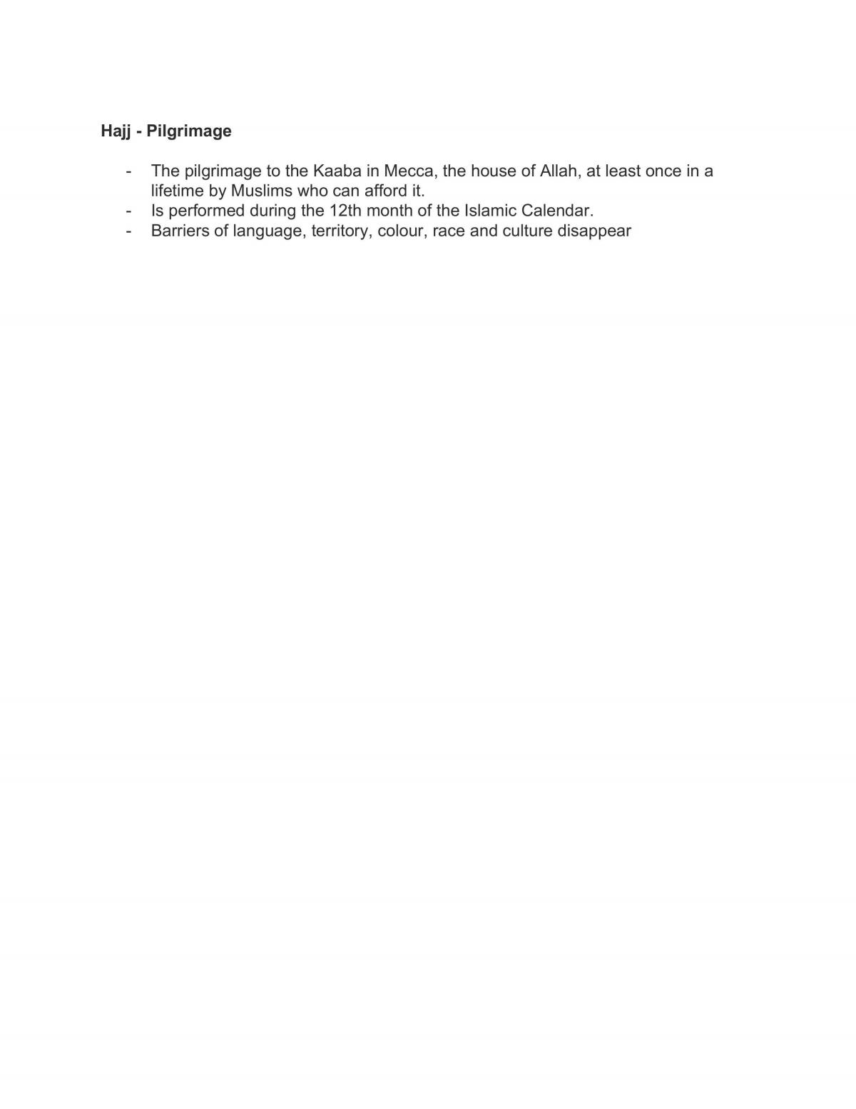 Prelim Studies of Religion Study Notes - Page 12