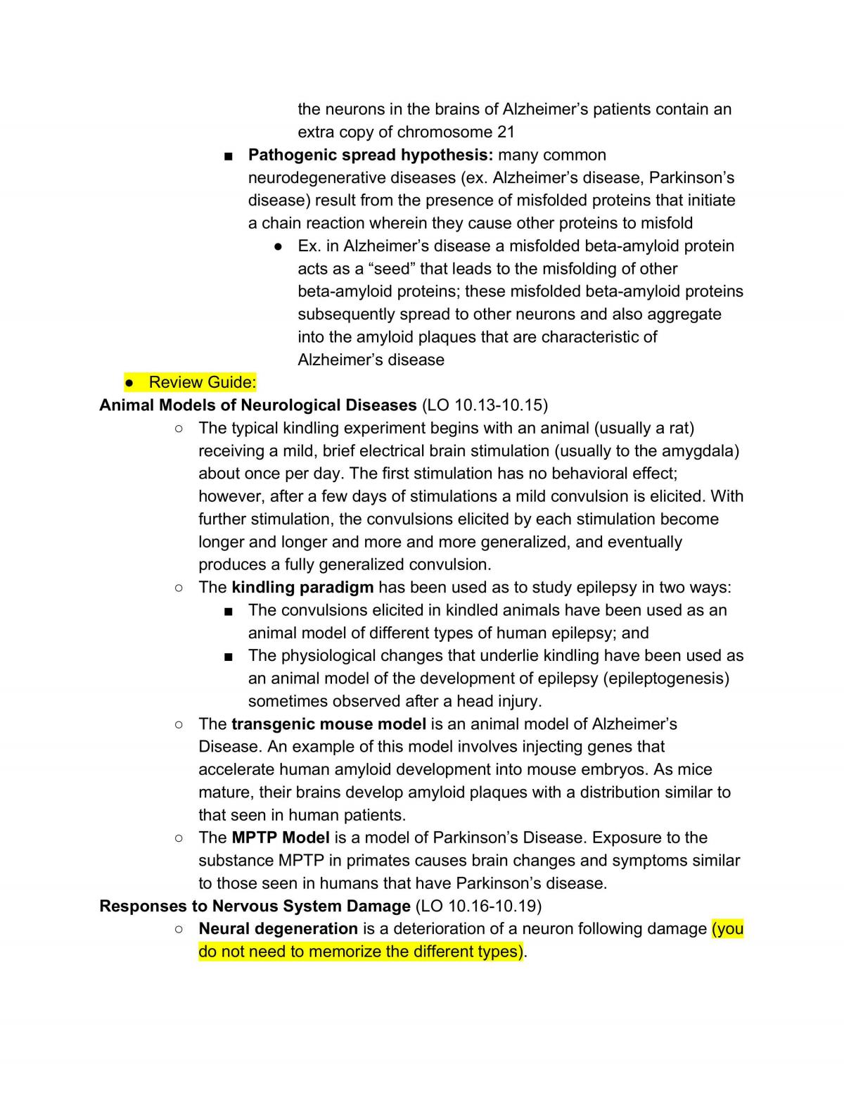 PSYC 304 Brain and Behaviour Notes - Page 98