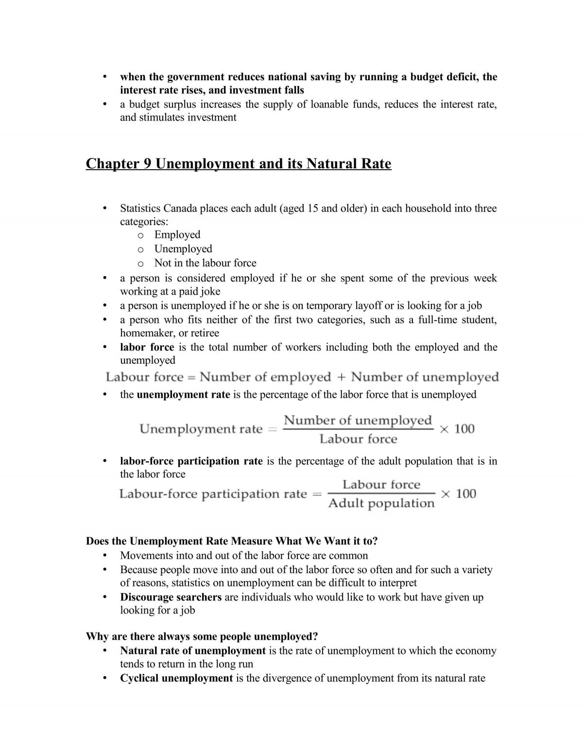 Introduction to Macroeconomics Entire Course Notes - Page 19