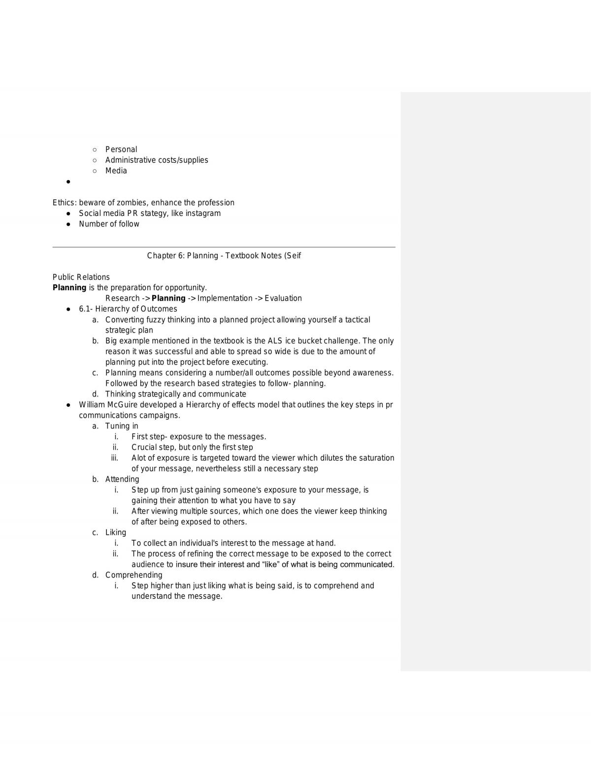 Public Relations: Principles and Practices Entire Course Notes - Page 39