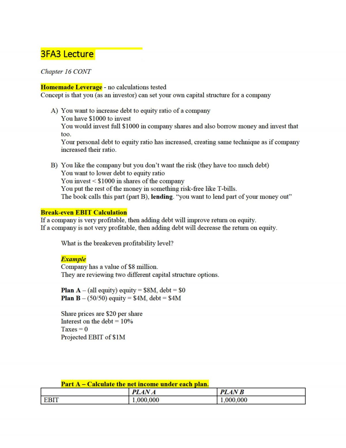 Managerial Finance Entire Course Notes - Page 21