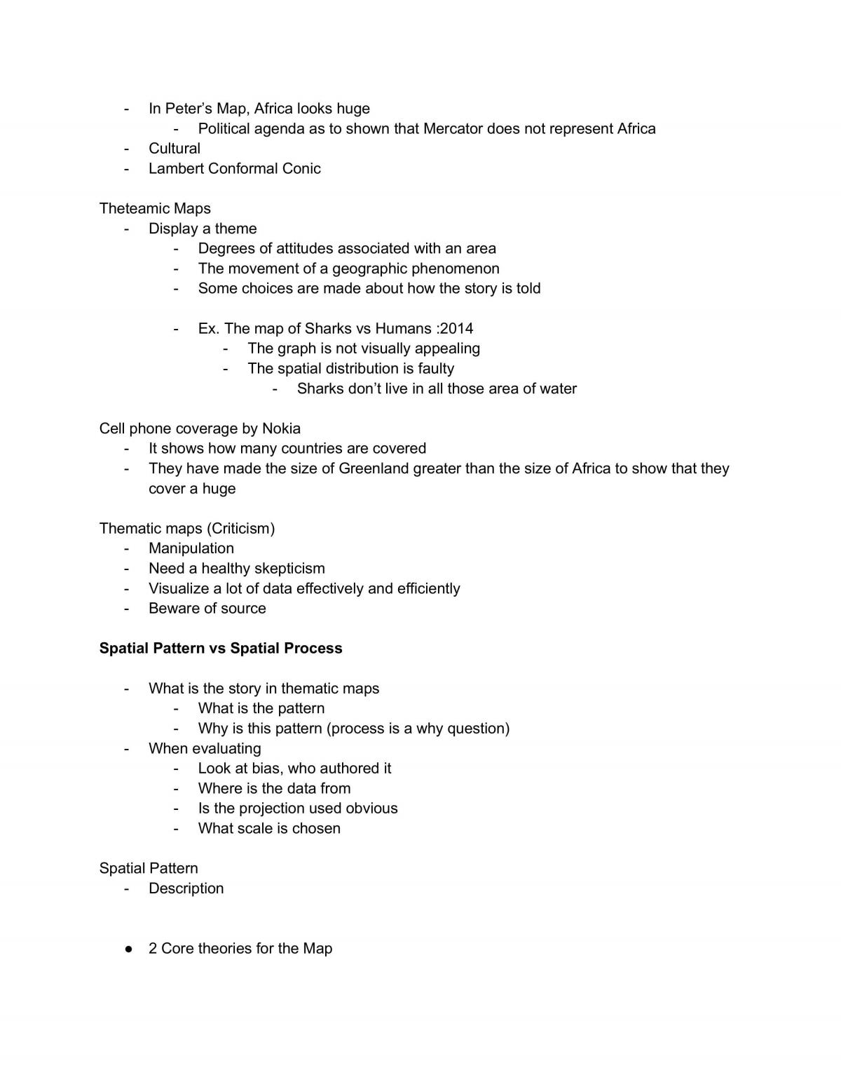 GGR 111 (Human Geography) - Study Notes - Page 2