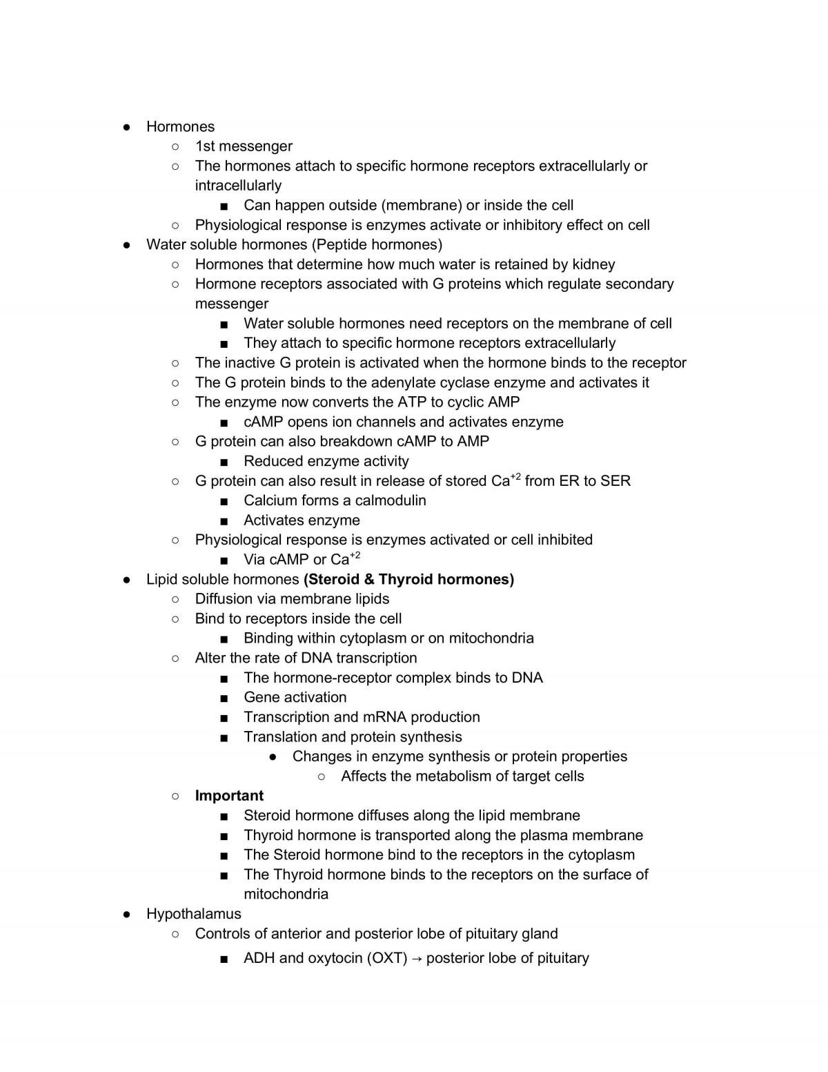 Fundamentals of Human Anatomy and Physiology Study Notes - Page 50