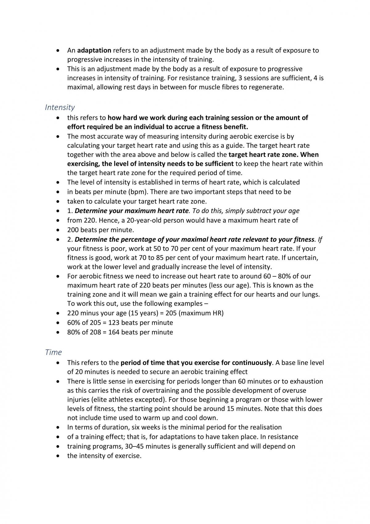 PDHPE Study Notes  - Page 60